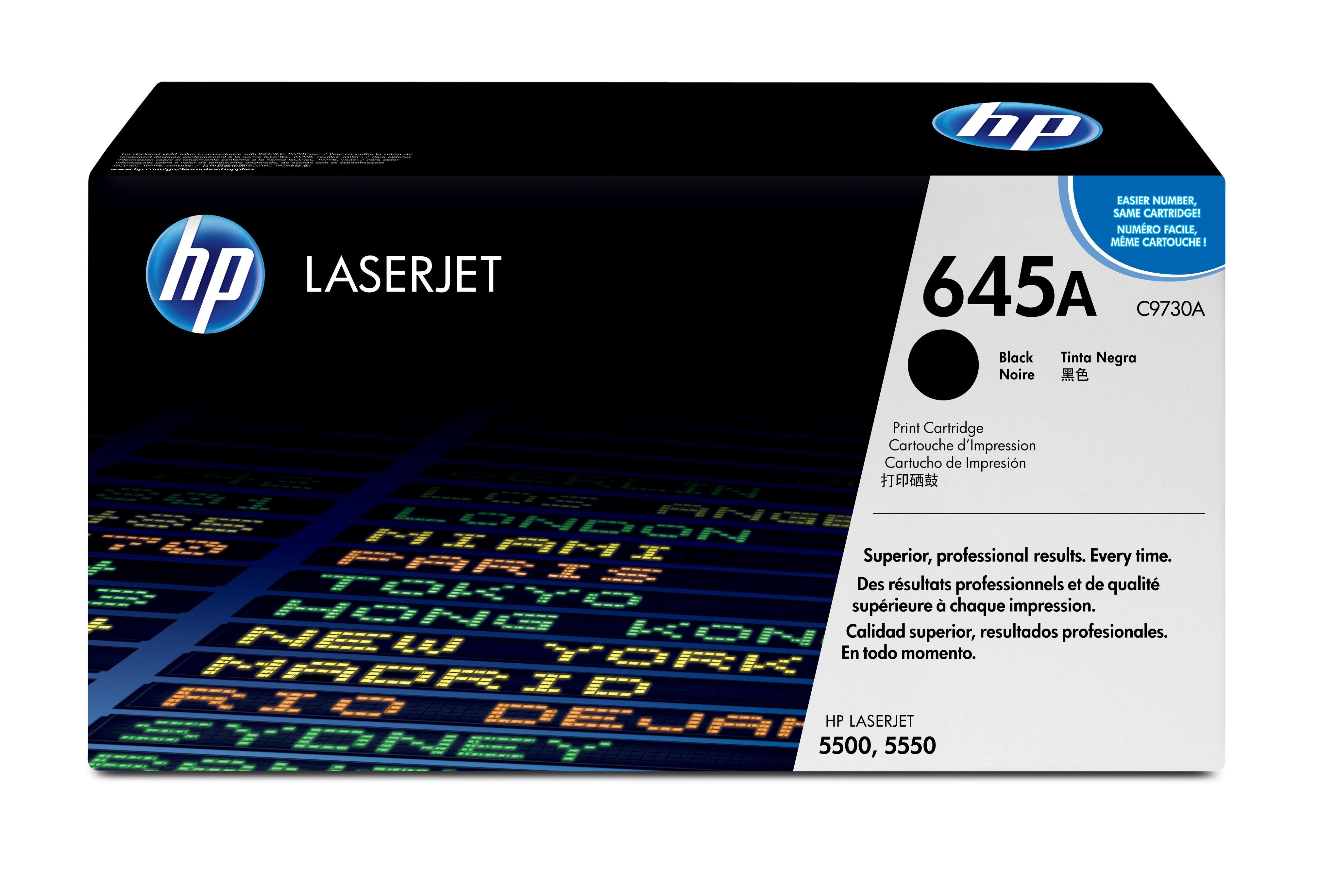 HP Color LJ Print Crtg Black CLJ 5500 Prints appr