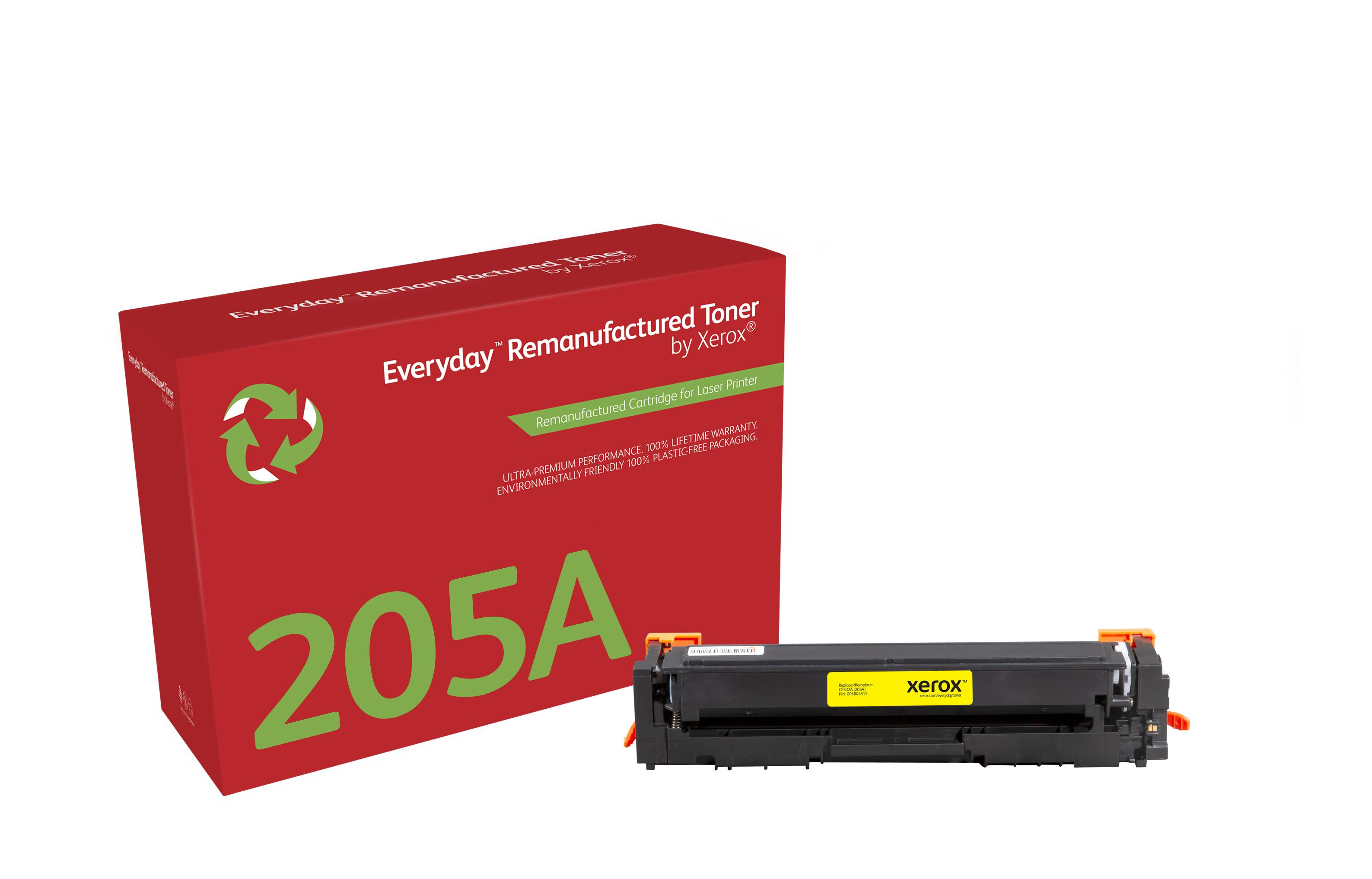 Everyday Toner rigenerato (TM) Giallo di Xerox per 205A (CF532A), Resa standard