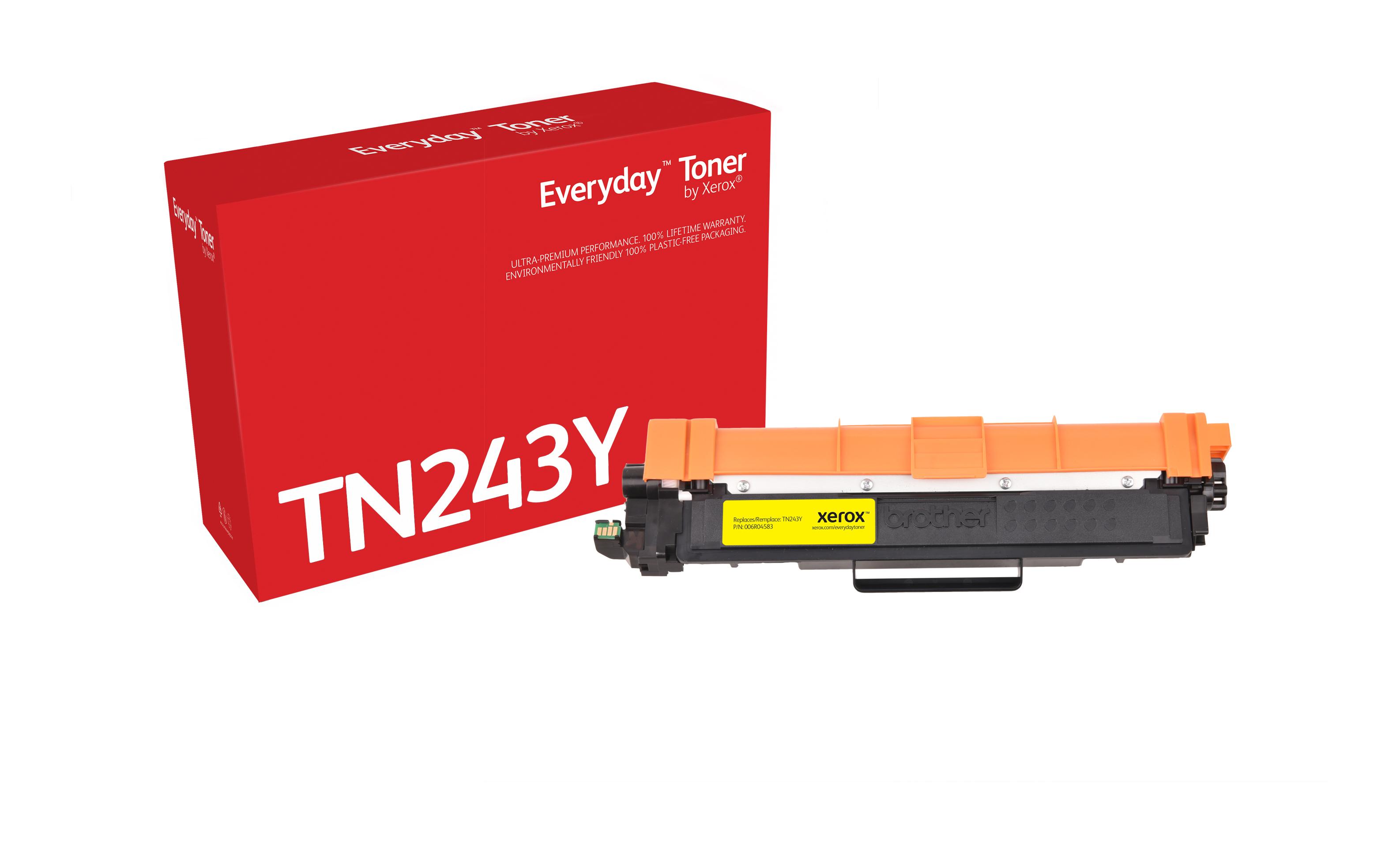 Everyday Toner di Xerox Giallo compatibile con Brother TN-243Y Capacit standard (EVERYDAY YELLOW TONER - COMPATIBLE WITH BROT