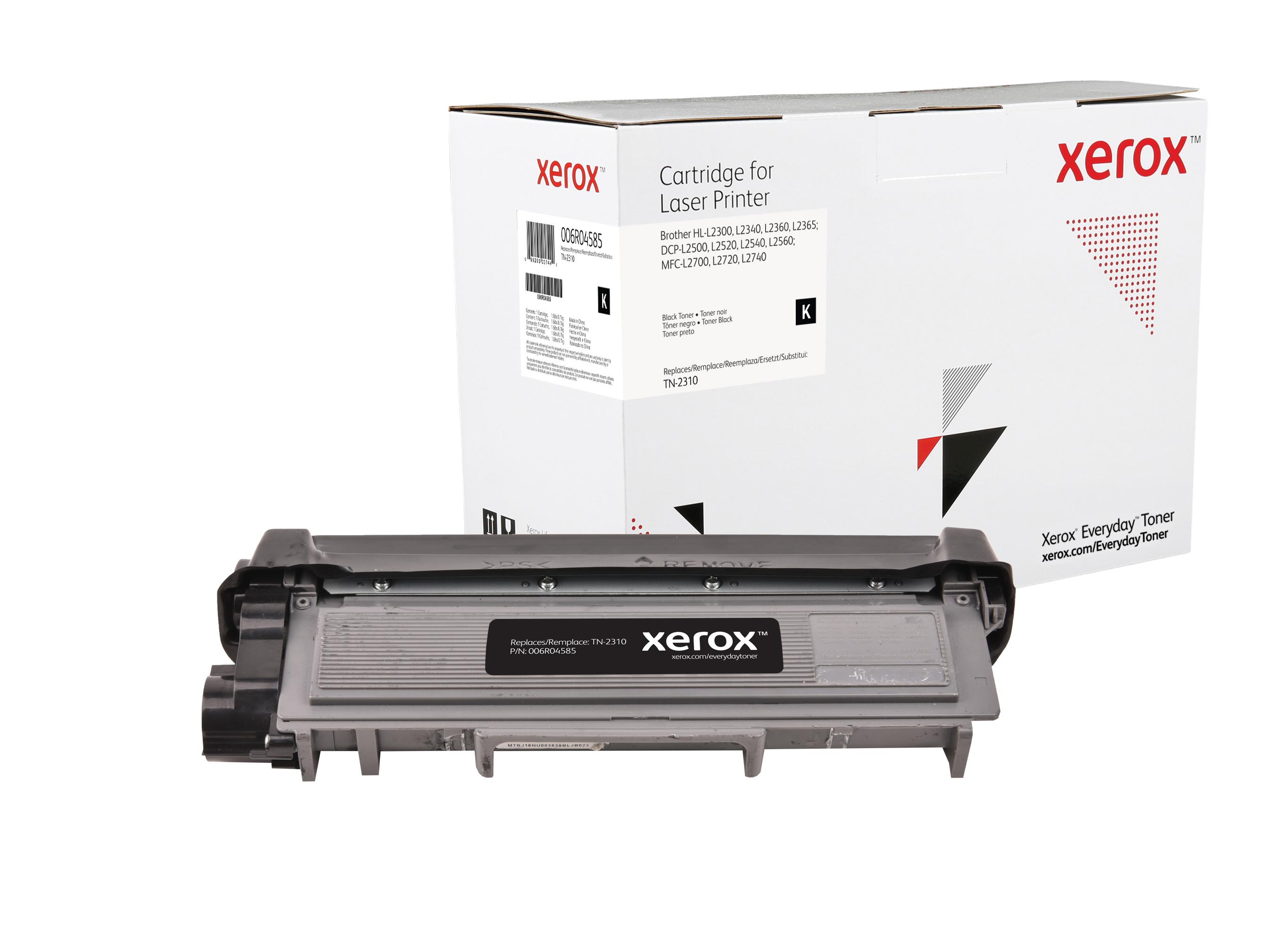 Everyday Toner rigenerato di Xerox Mono compatibile con Brother TN-2310 Capacit standard (Everyday - sort / monokrom - tonerp