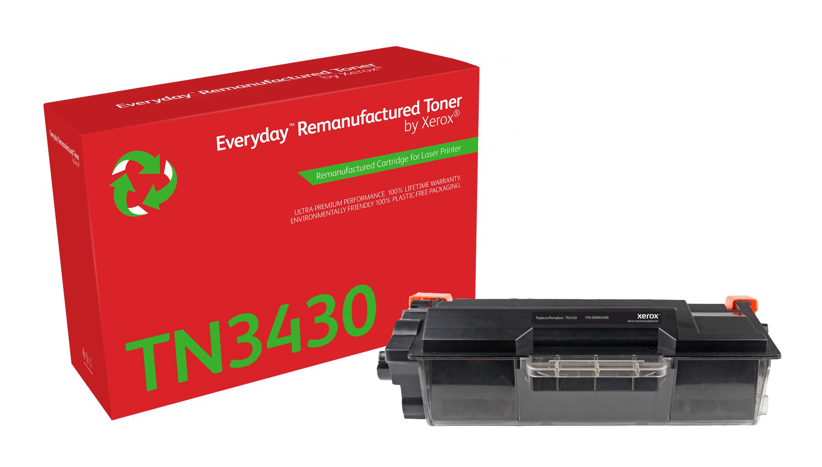 Everyday Toner rigenerato di Xerox Mono compatibile con Brother TN-3430 Capacit standard (EVERYDAY MONO TONER COMPATIBLE - WI