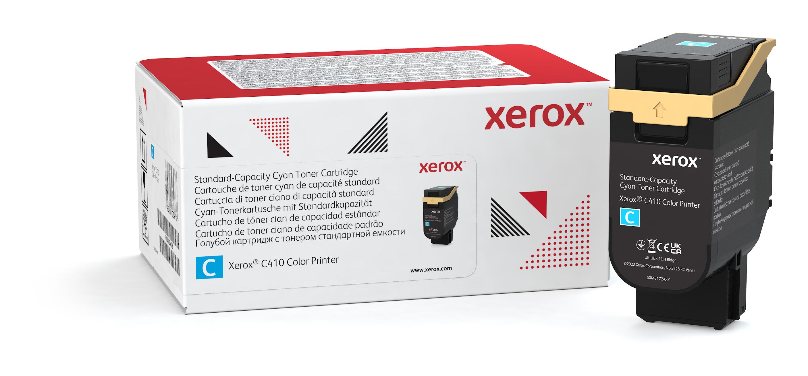 Xerox Cartuccia toner Ciano a Capacit standard da 2000 Pagine per Stampante a colori C410/multifunzione a colori VersaLink C