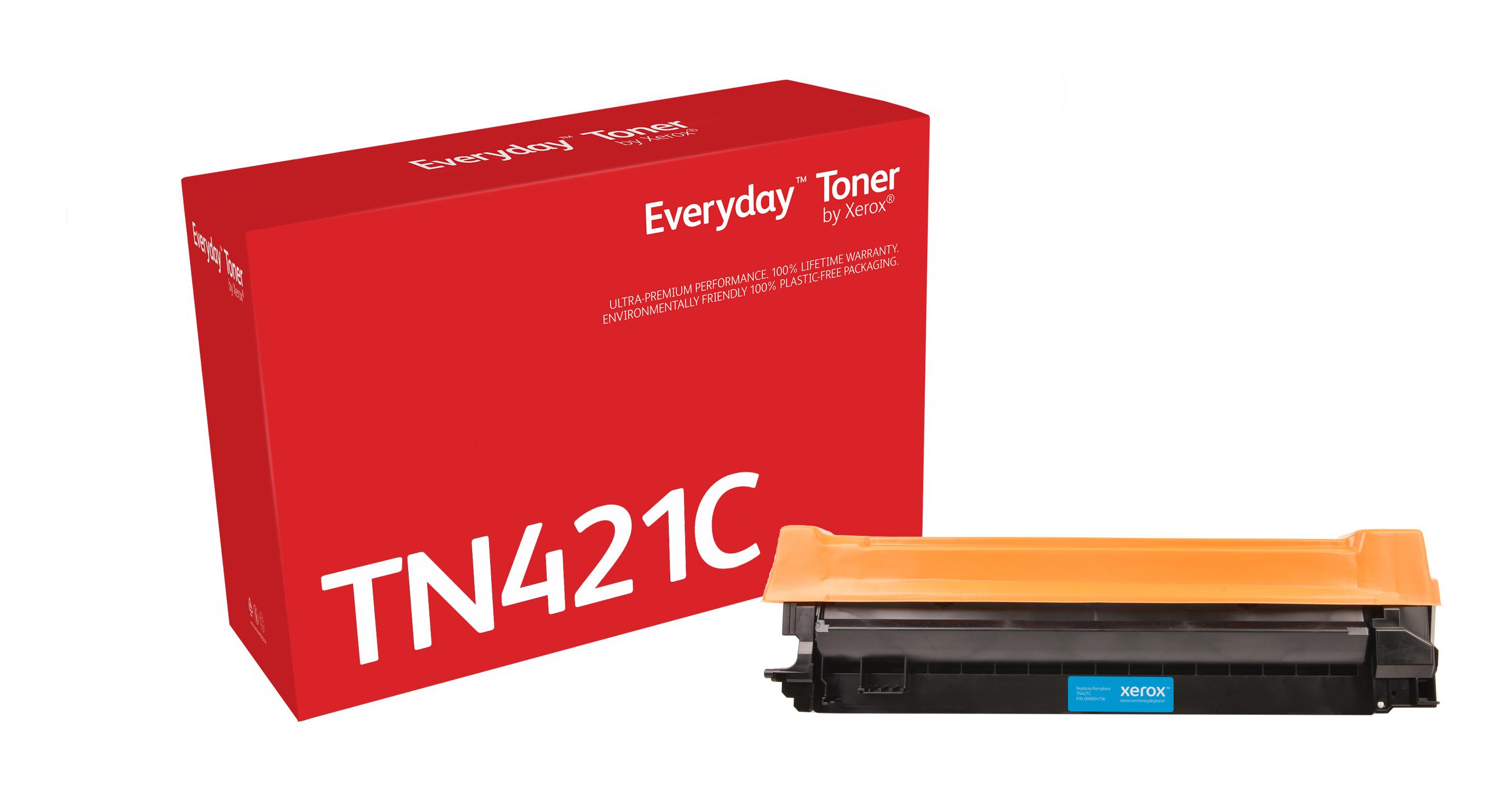 Everyday Toner di Xerox Ciano compatibile con Brother TN-421C Capacità standard