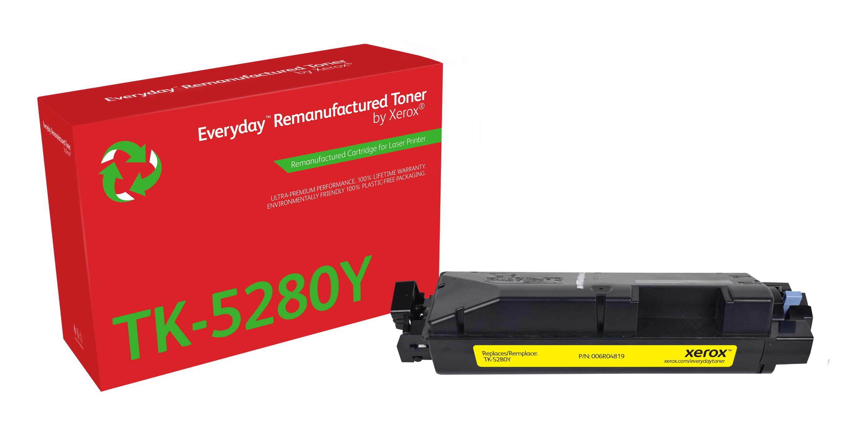 Everyday Rigenerato Toner rigenerato Everyday di Xerox Giallo compatibile con Kyocera TK-5280Y Capacit standard (EVERYDAY REMA