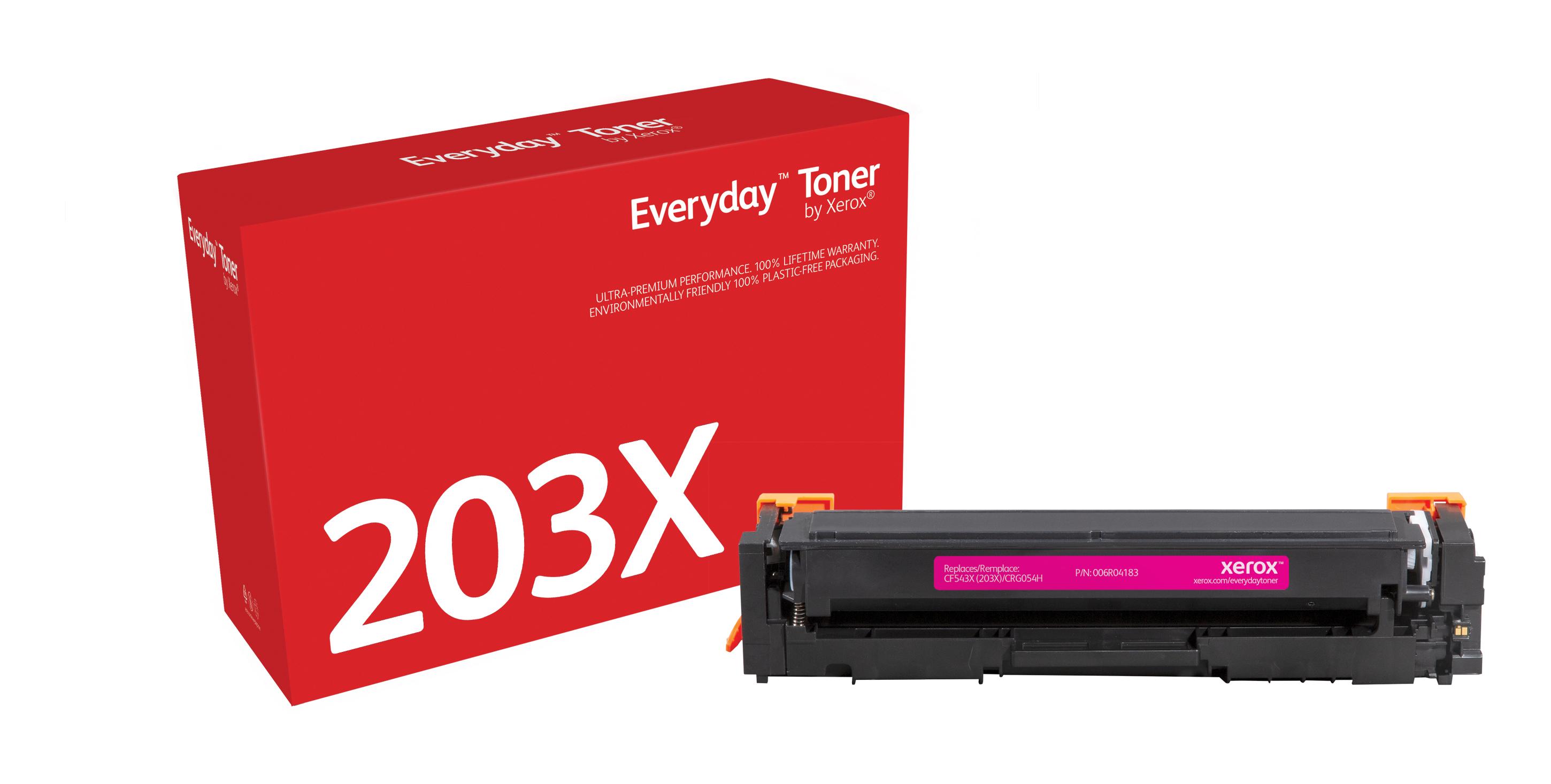 Everyday Toner di Xerox Magenta compatibile con HP 203X CF543X High capacity (TONER HIGH YIELD MAGENTA - CARTRIDGE EQUIVALENT