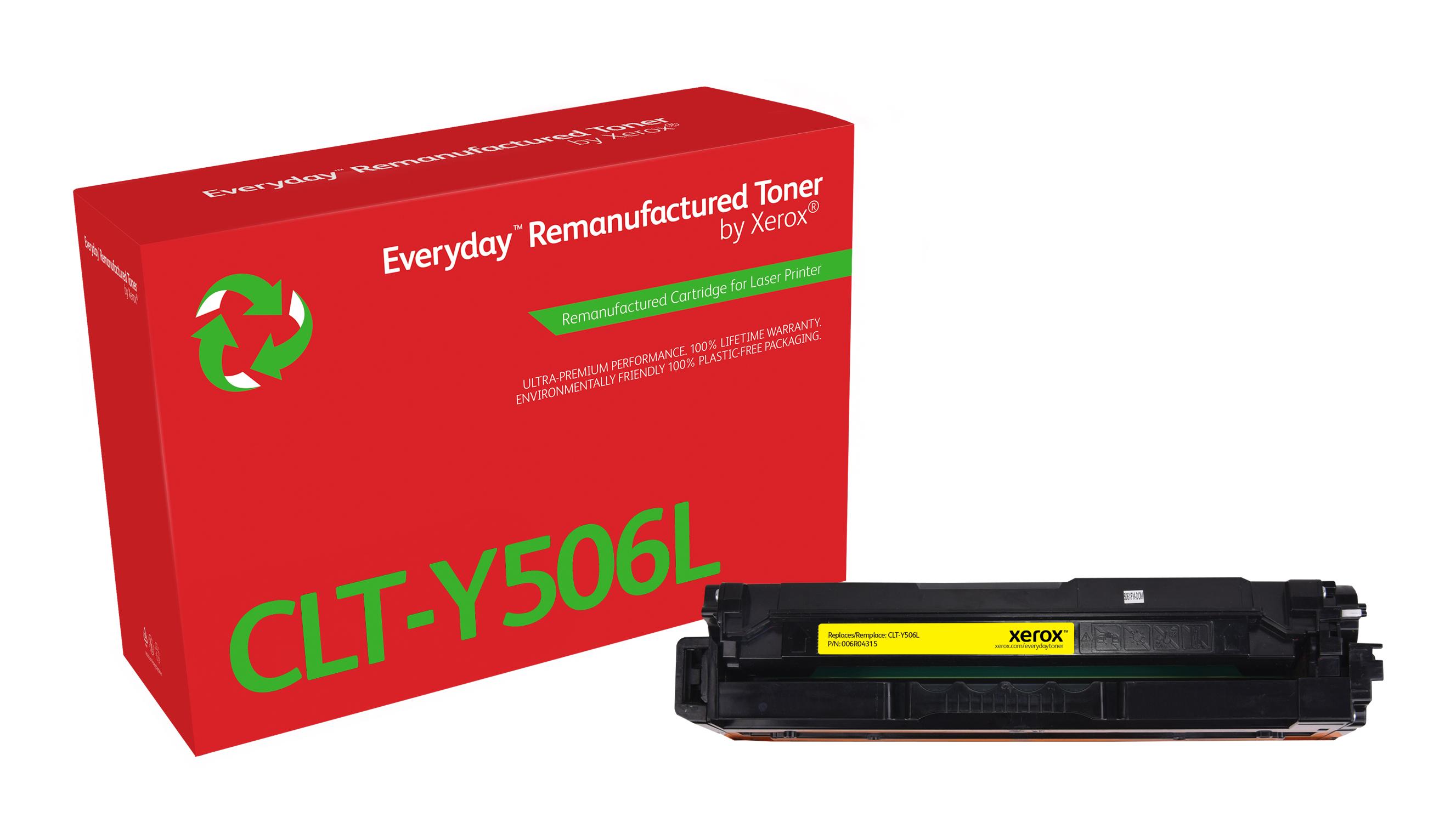 Everyday Toner rigenerato di Xerox Giallo compatibile con Samsung CLT-Y506L High capacity (TONER YELLOW SAMSUNG CLT-Y506L - XE