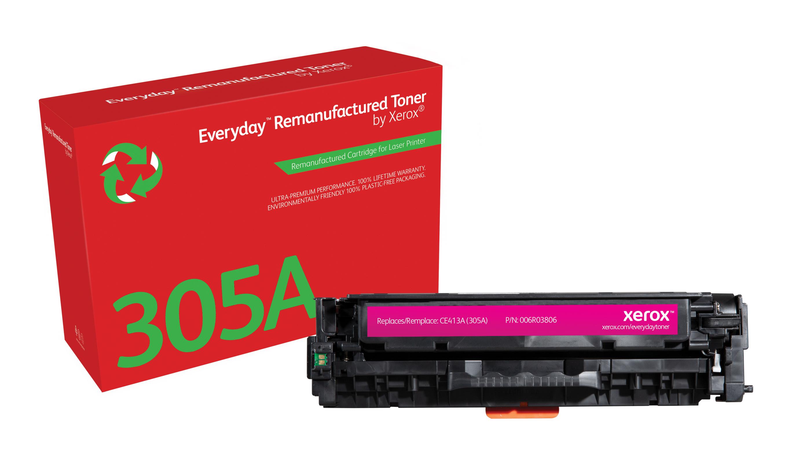 Everyday Toner rigenerato di Xerox Magenta compatibile con HP 305A CE413A Capacit standard (TONER MAGENTA HP 305A - XEROX EVE