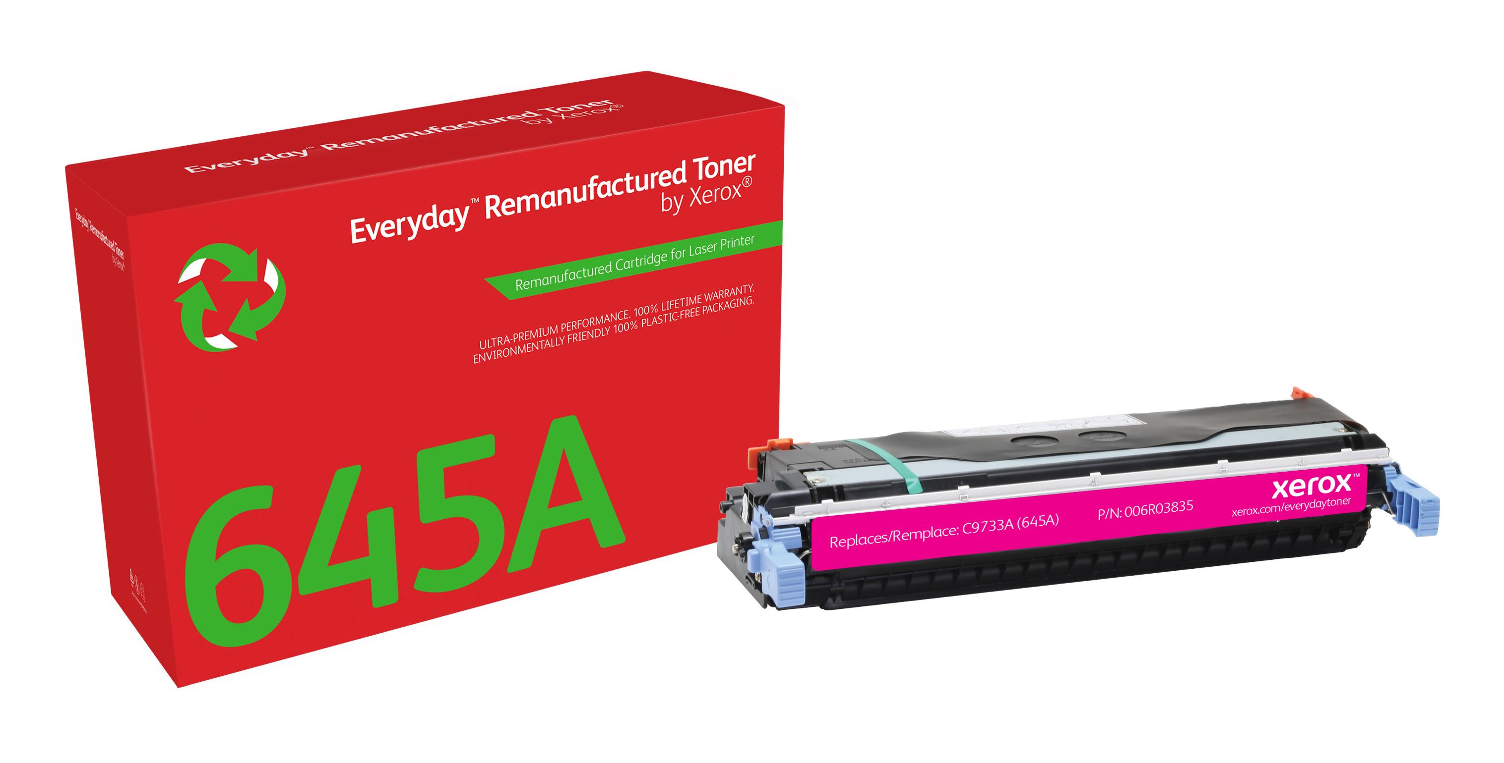 Everyday Toner rigenerato di Xerox Magenta compatibile con HP 645A C9733A Capacit standard (TONER MAGENTA CARTRIDGE - EQUIVAL