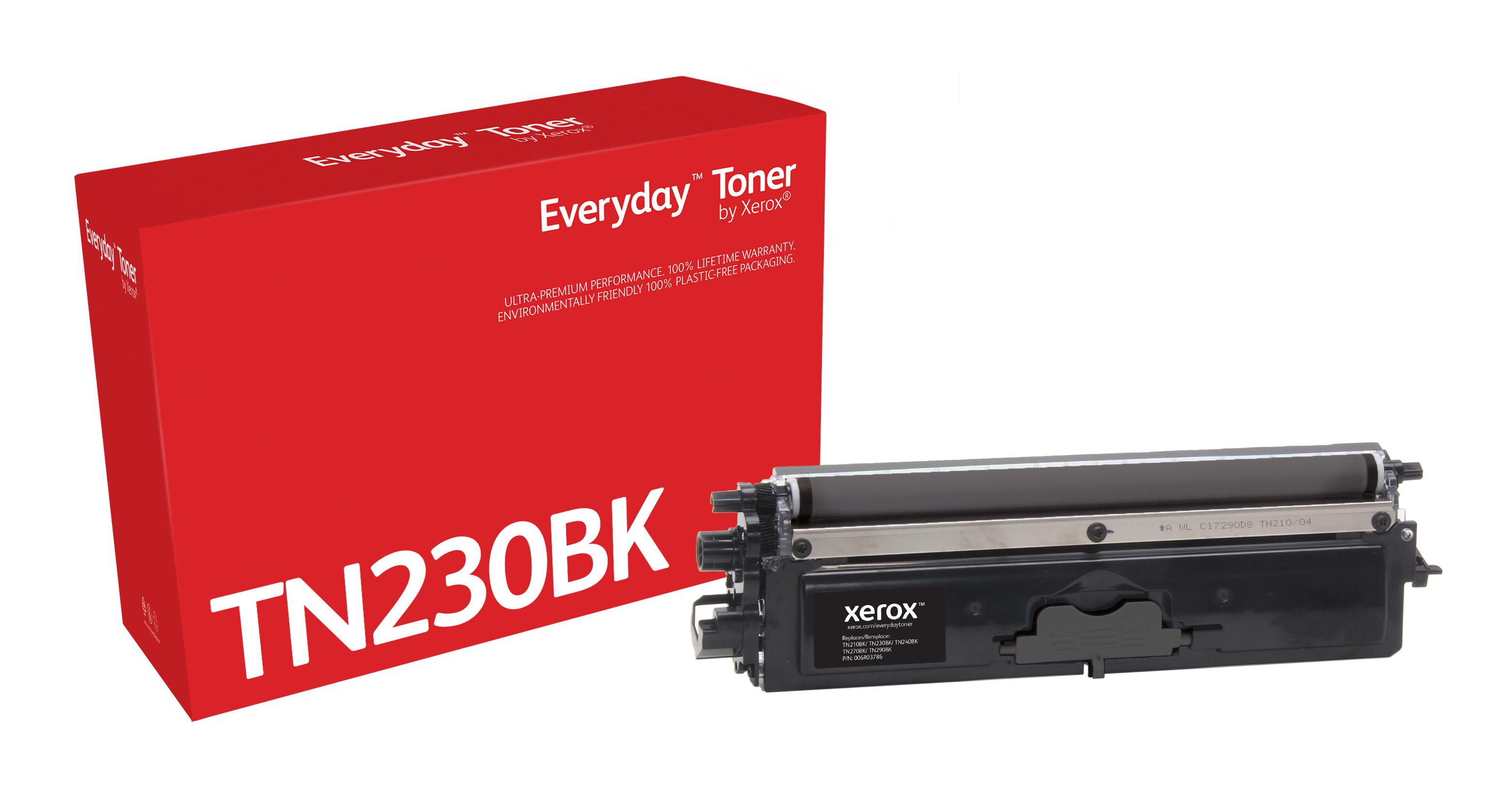 Everyday Toner di Xerox Nero compatibile con Brother TN230BK Capacit standard (TONER BLACK CARTRIDGE - EQUIVALENT TO BROTHER