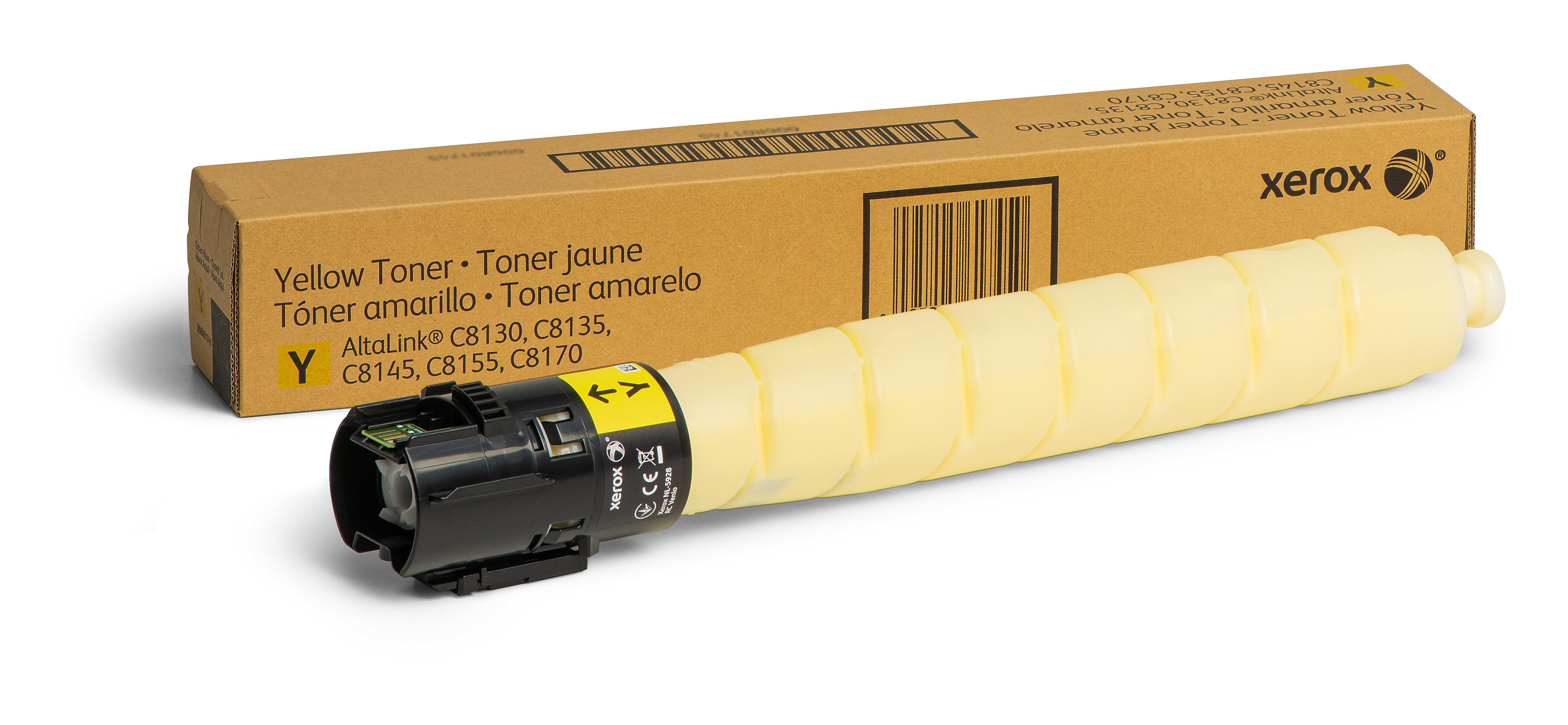 Xerox 006R01749 cartuccia toner 1 pz Originale Giallo (XEROX 006R01749 YELLOW TONER FOR XEROX ALTALINK C 8100/8170)