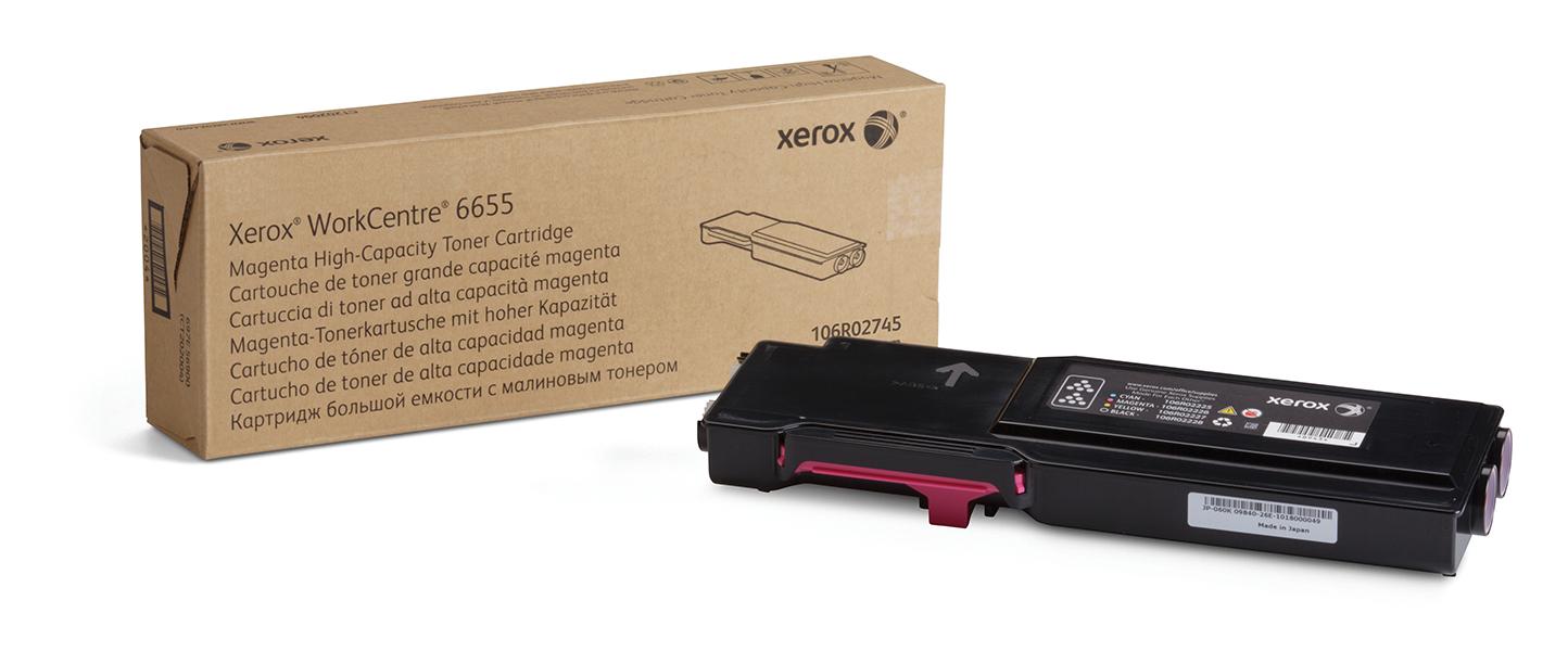 Xerox Cartuccia toner Magenta a High capacity da 7500 Pagine per WorkCentre 6655/6655i (106R02745)