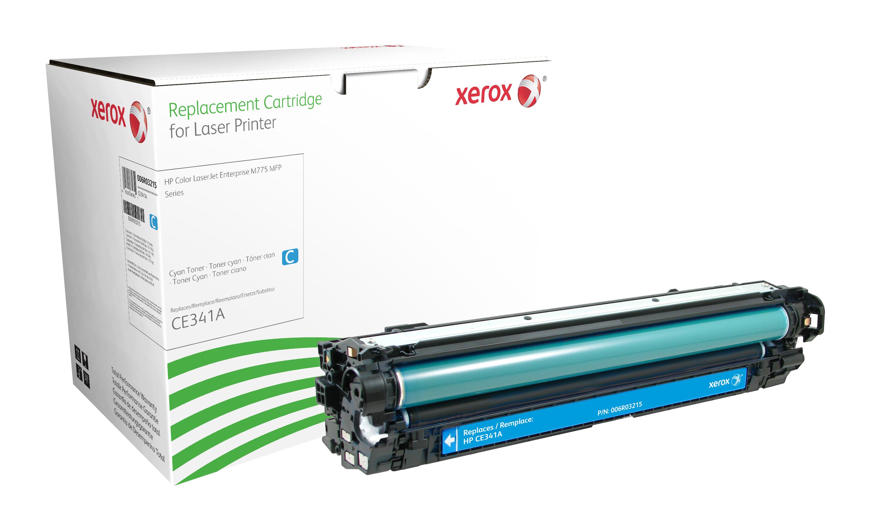 Xerox Cyan Toner Cartridge equivalent to HP 651A for use in: HP CLJ Enterprise 700 MFP M775