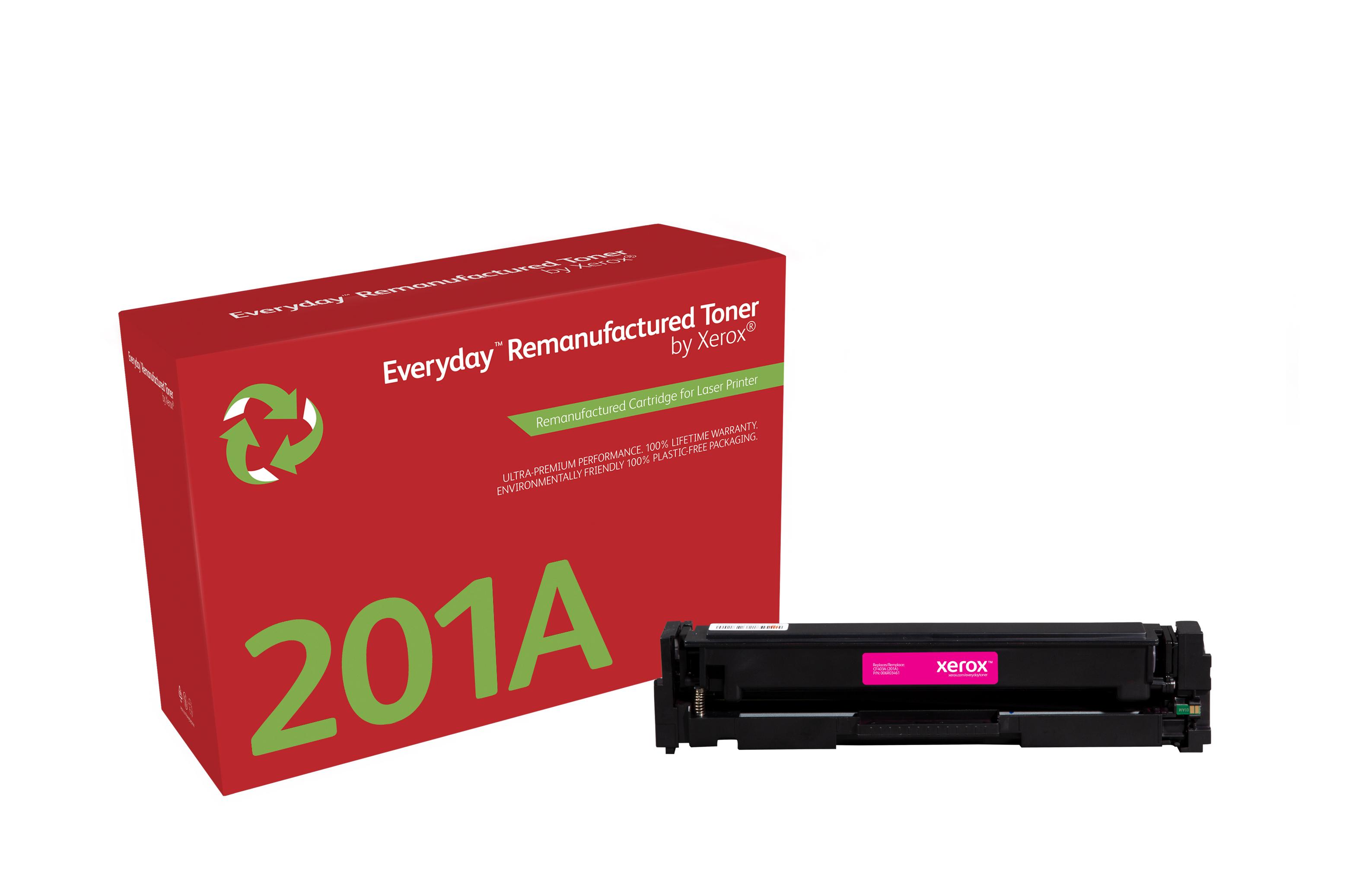 Everyday Toner rigenerato di Xerox Magenta compatibile con HP 201A CF403A Capacit standard (Xerox - magenta - tonerpatron alt