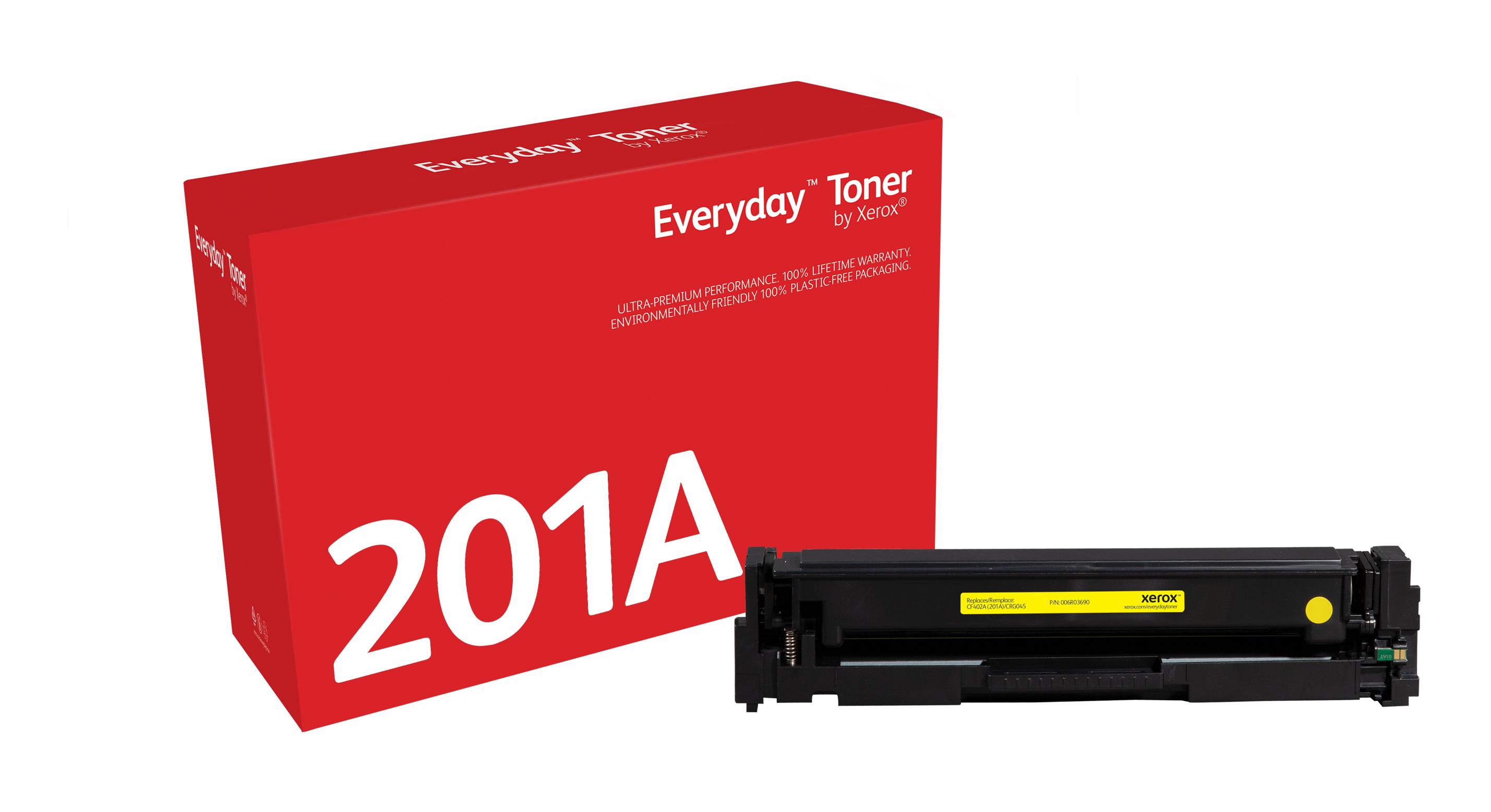 Everyday Toner di Xerox Giallo compatibile con HP 201A CF402A Capacit standard (YELLOW TONER CARTRIDGE LIKE HP - 201A FOR COL