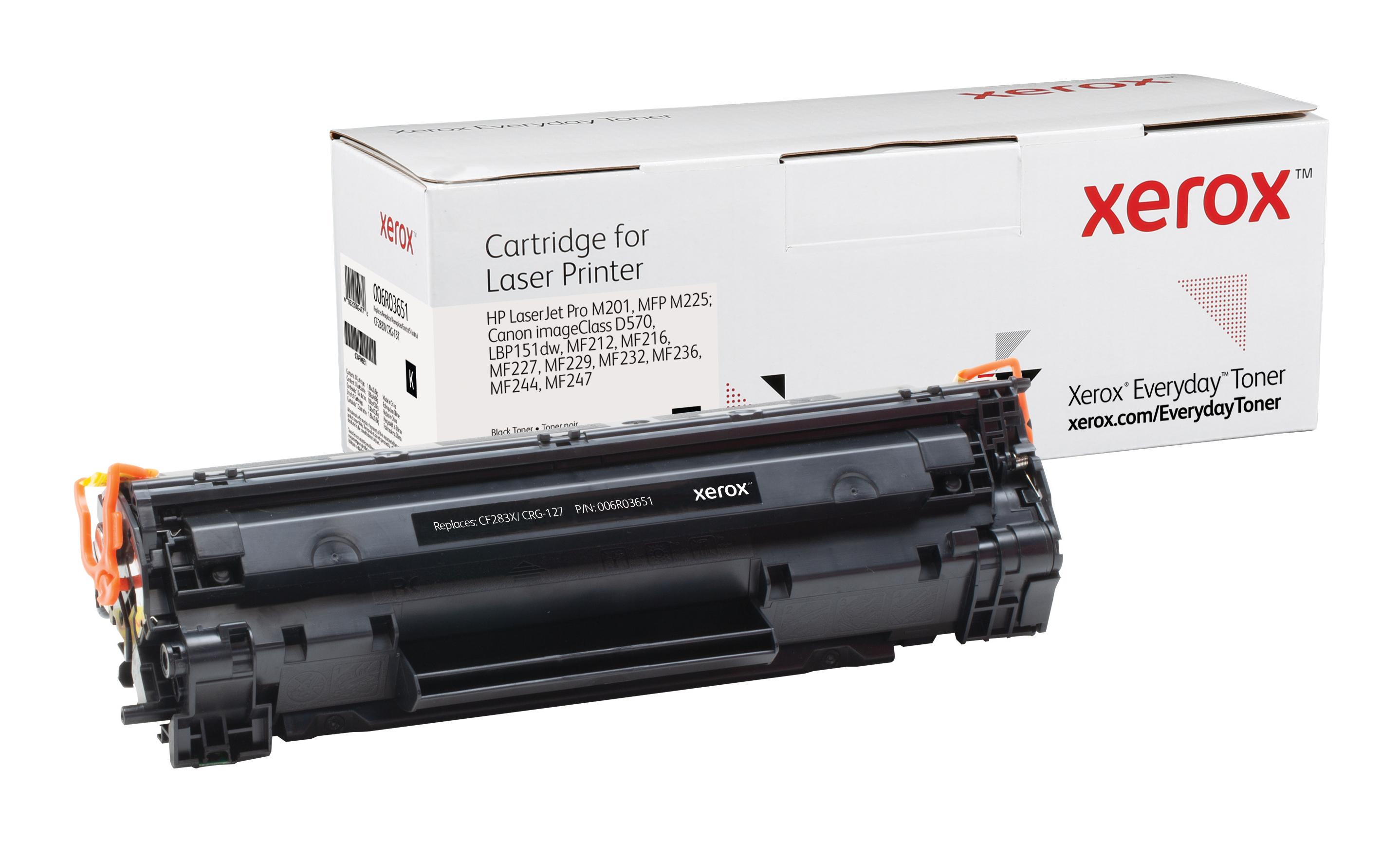 Everyday Toner di Xerox Nero compatibile con HP 83X CF283X High capacity (TONER BLACK HP 83X - XEROX EVERYDAY)