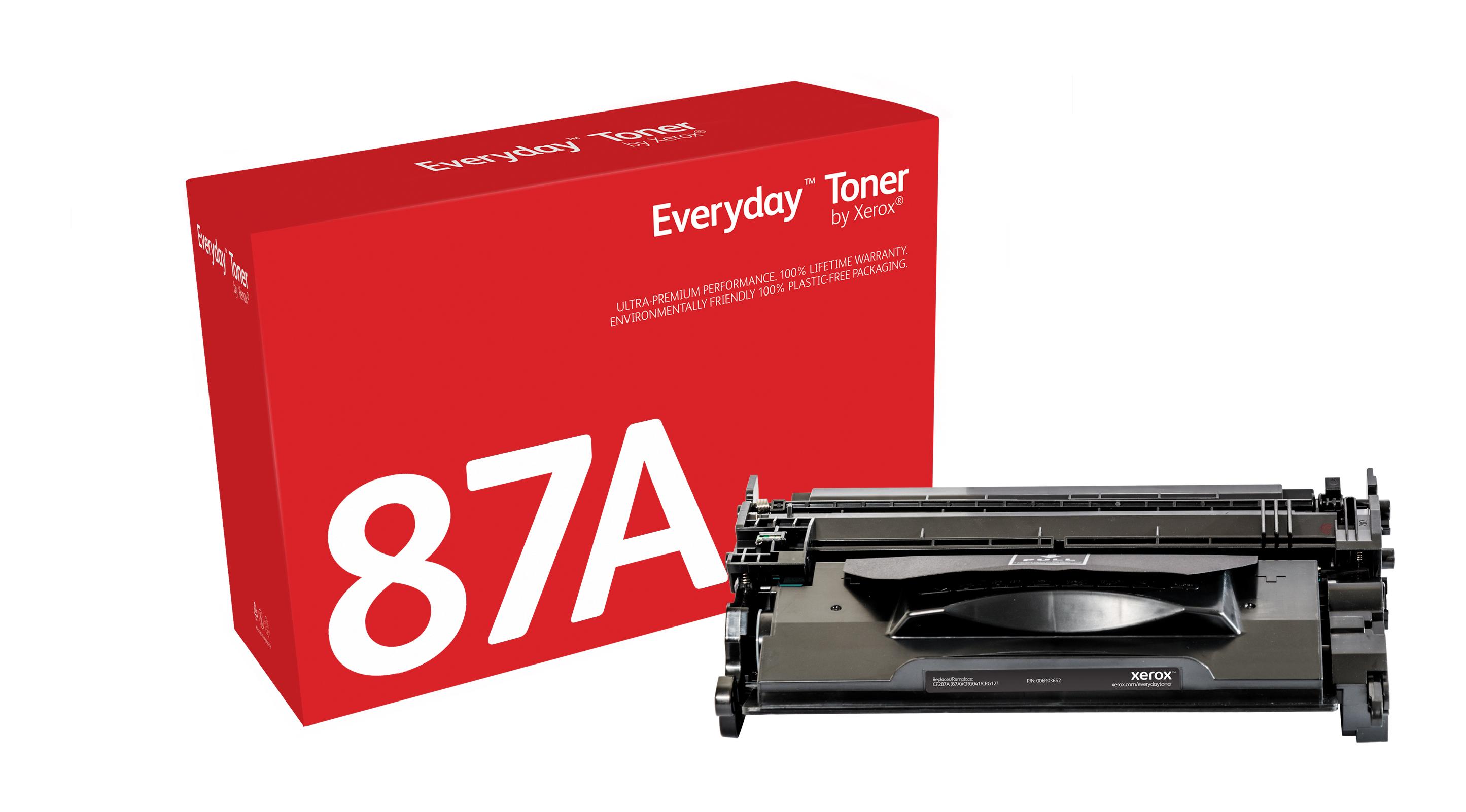 Everyday Toner di Xerox Nero compatibile con HP 87A CF287A Capacit standard (BLACK TONER CARTRIDGE LIKE H - 87A FOR LASERJET