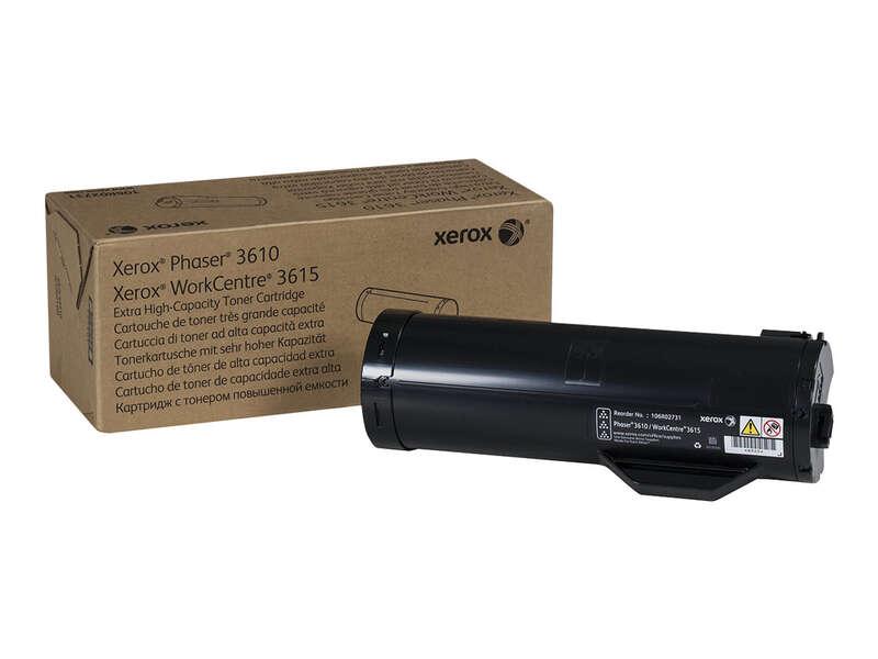 Phaser 3610 WorkCentre 3615 Cartuccia toner NERO altissima capacit (25300 pagine)