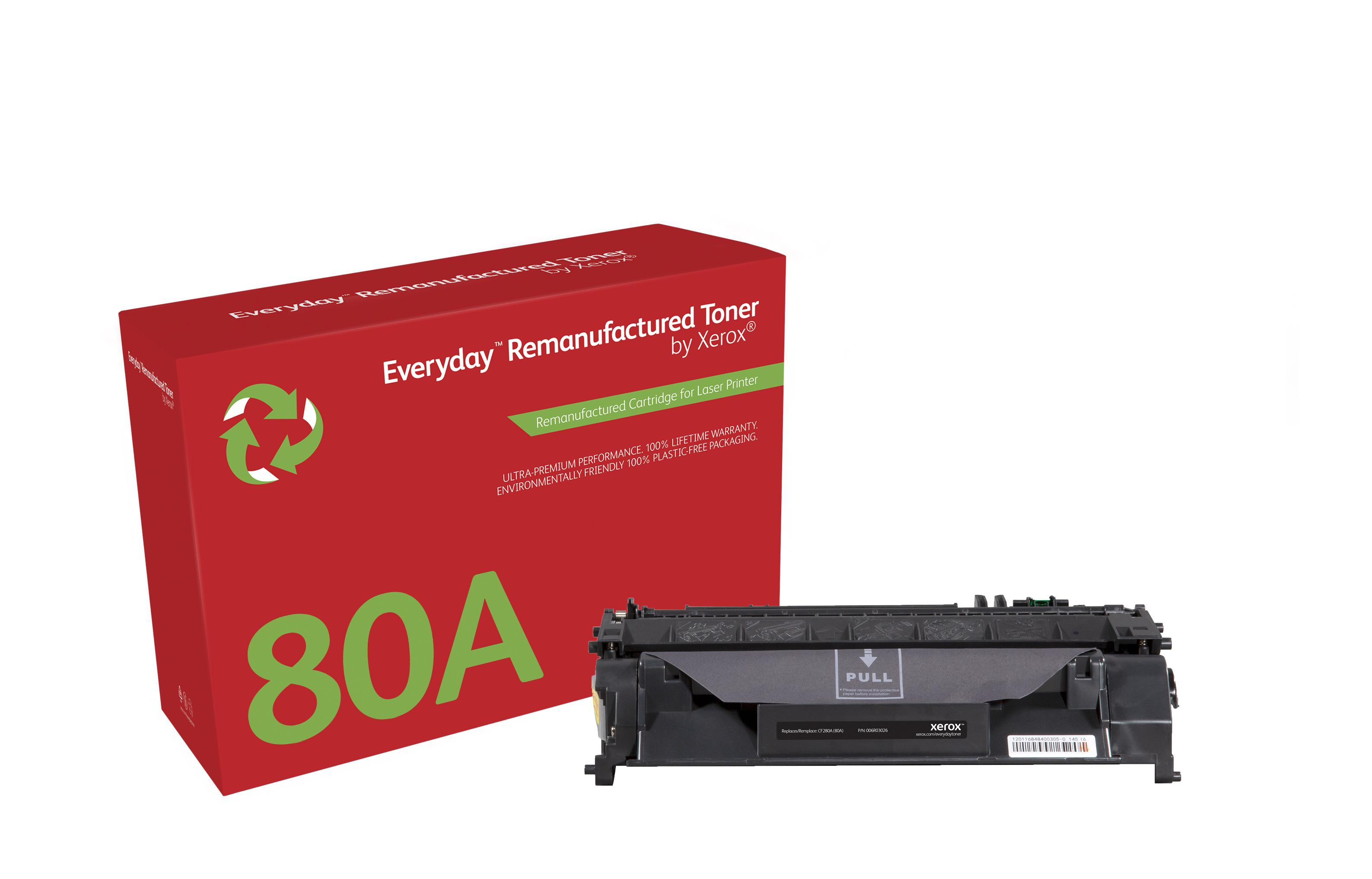 Xerox Black Toner Cartridge equivalent to HP 80A for use in HP LJ Pro 400 M401 400 M425