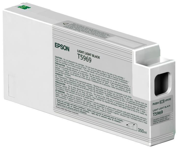 ORIGINAL Epson Cartuccia d'inchiostro lightlightblack C13T596900 T5969 350ml