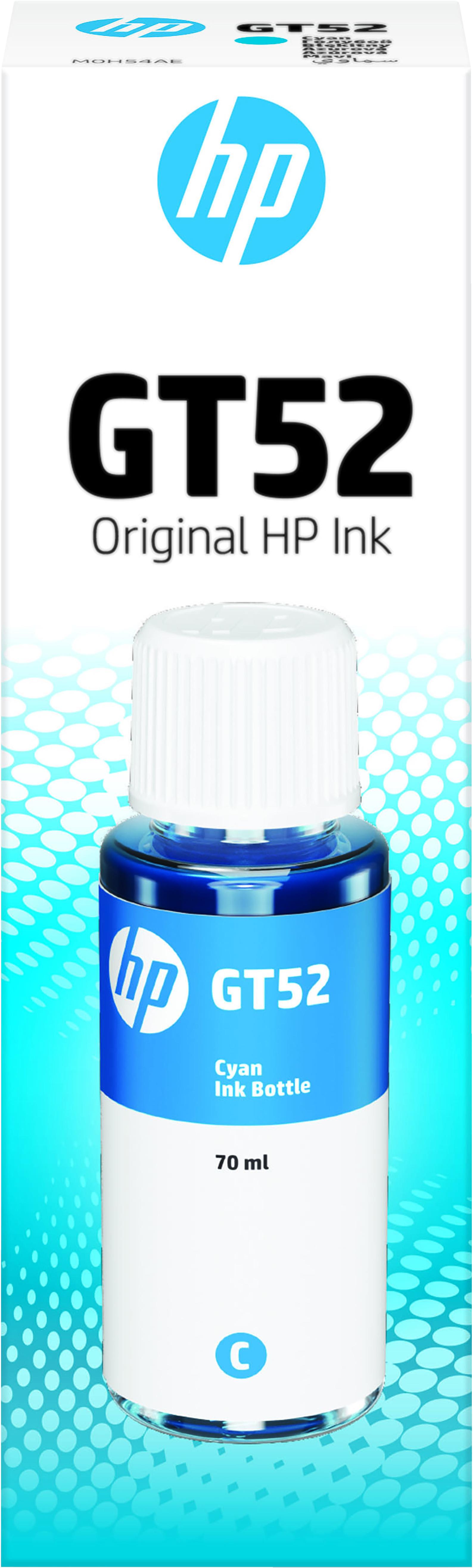 HP GT52 Original Ink Bottle Cyan