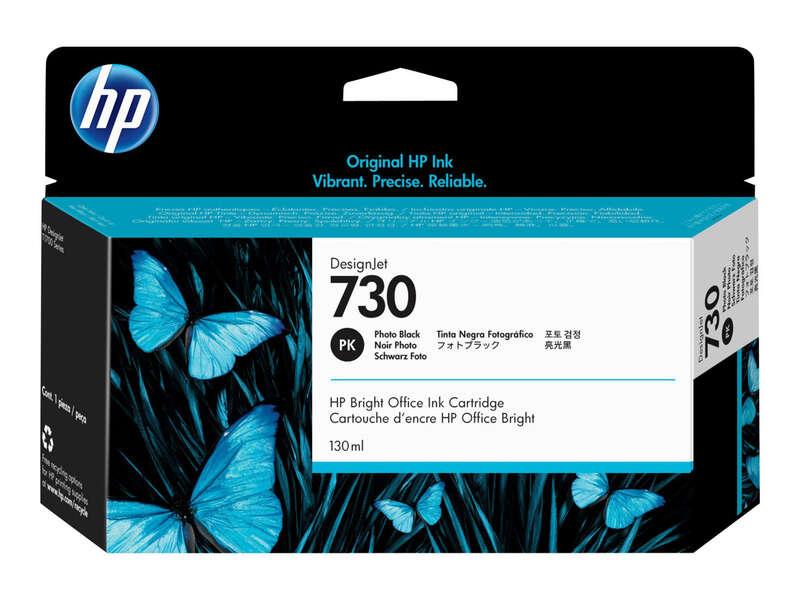 HP 730 - 130 ml - nero per foto - originale - Des