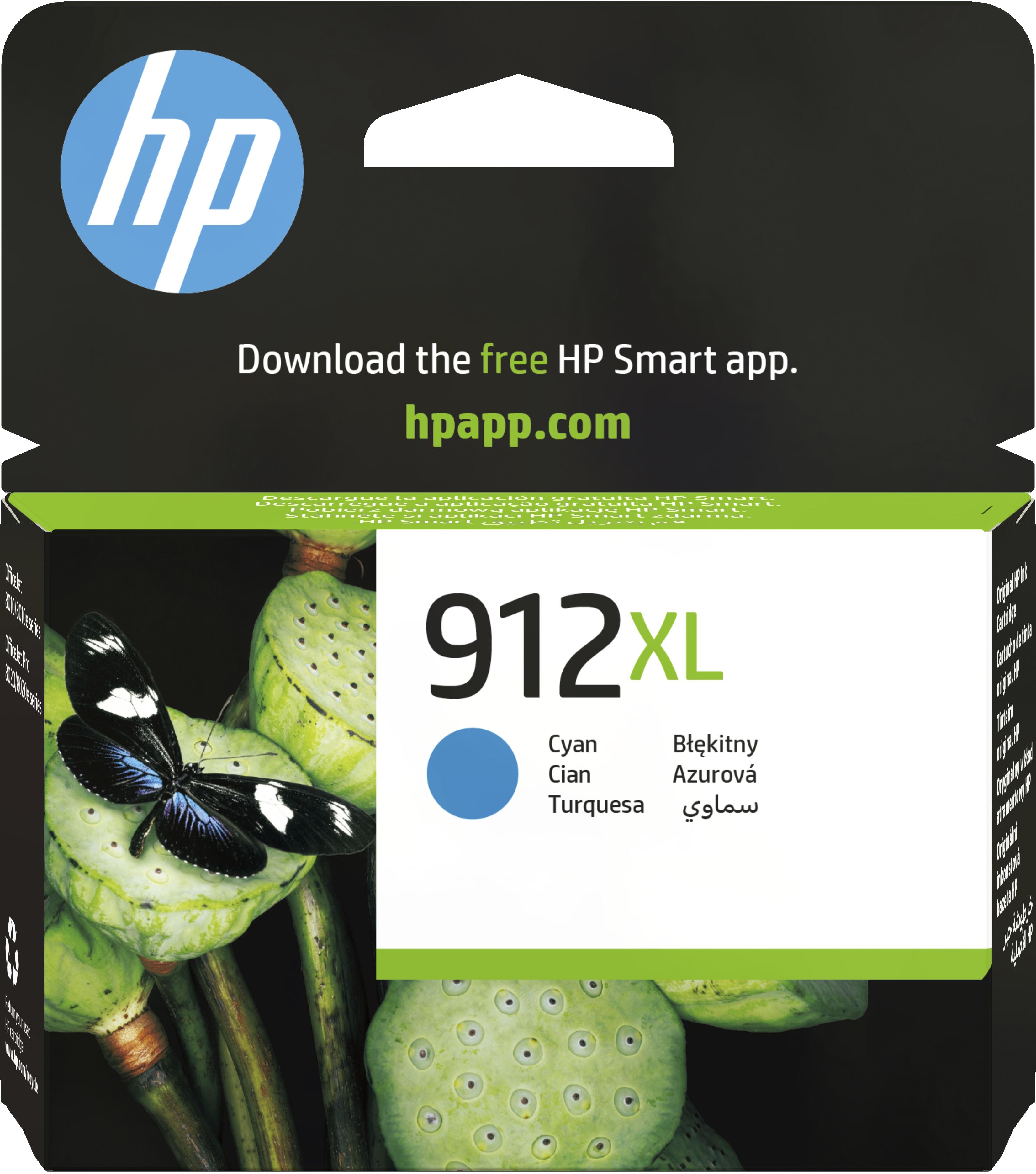 HP 912XL High Yield Cyan Ink