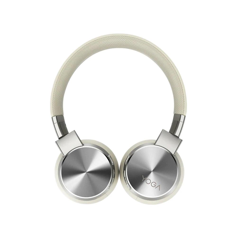 Lenovo Yoga Auricolare Con cavo e senza cavo A Padiglione Bluetooth Crema, Bianco (Yoga Active Headphones - Yoga, Headset, Head