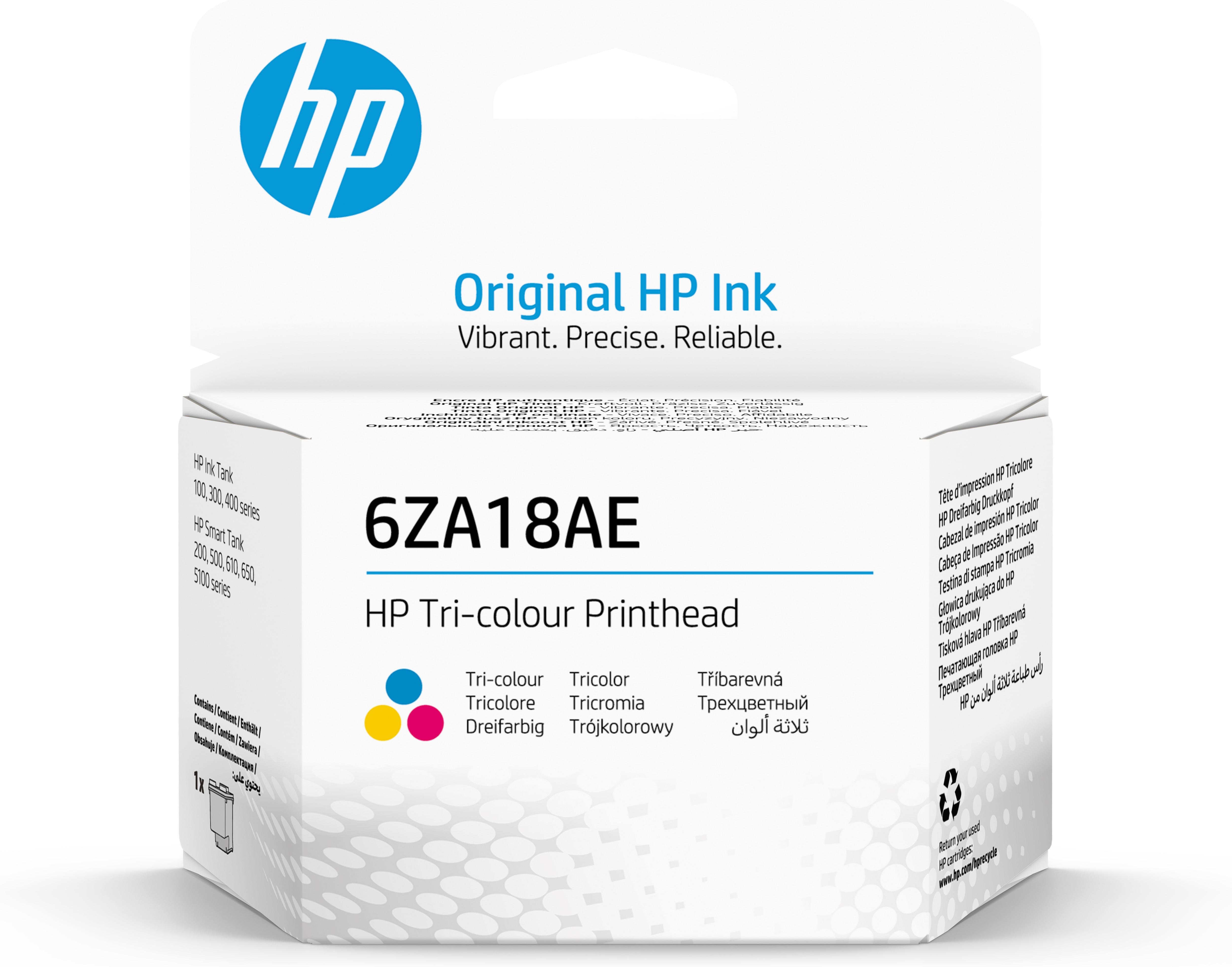 HP Testina di stampa originale 6ZA18AE tricromia (HP - Colour cyan magenta yellow - printhead - for Ink Tank 11X Smart Tank 510