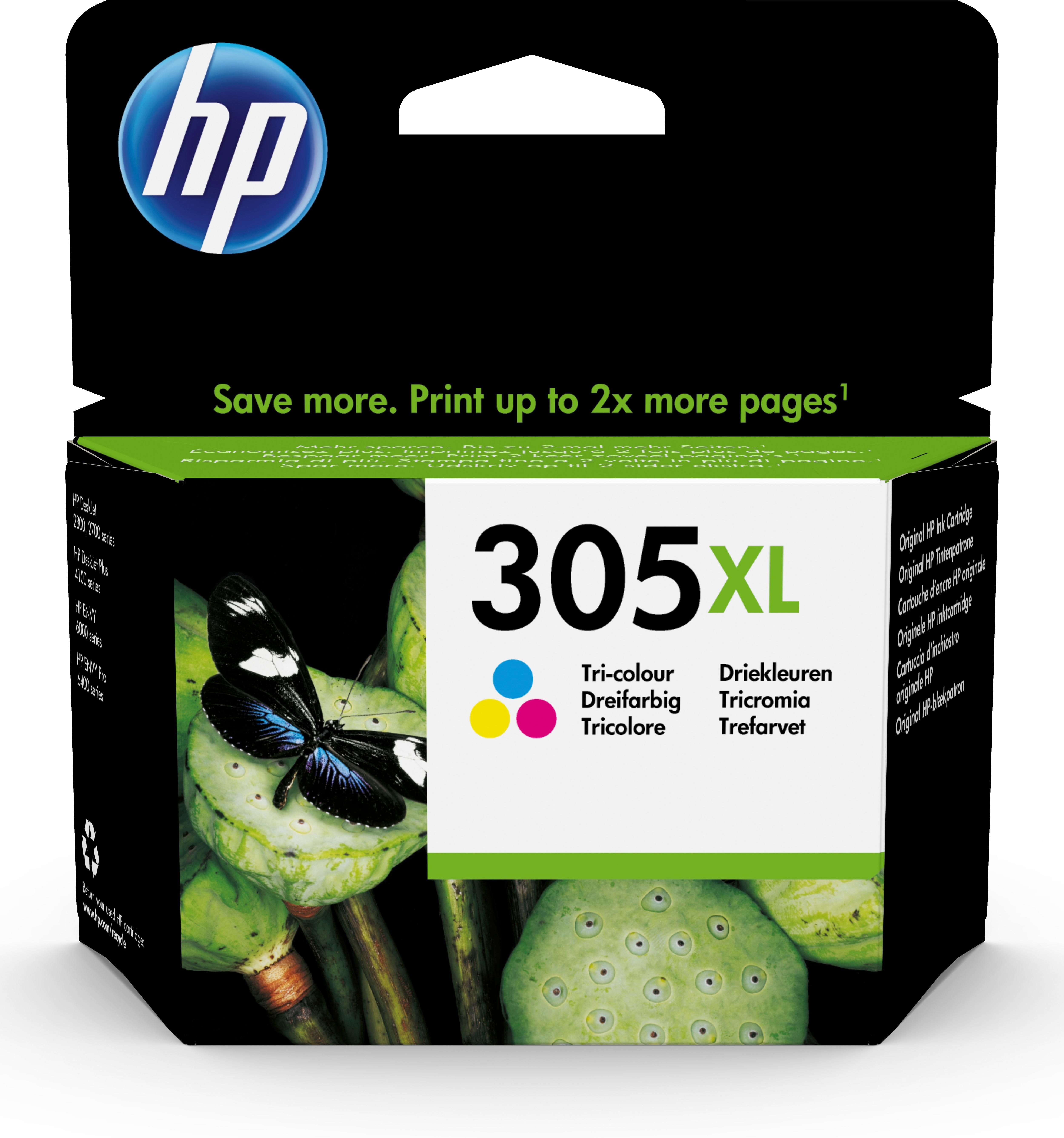 INK HP 3YM63AE N.305XL MULTICOLORE x HP DeskJet 2710 2720 2721 2722 2723 2724 Envy 6432