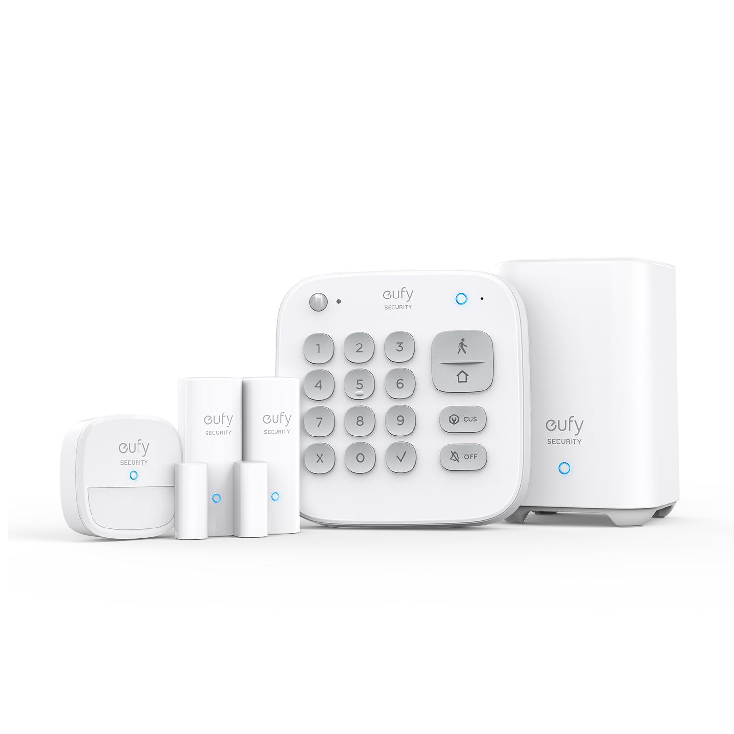 Eufy T8990321 kit di sicurezza domestica intelligente Wi-Fi (EUFY SECURITY 5 PIECE HOME ALARM KIT)