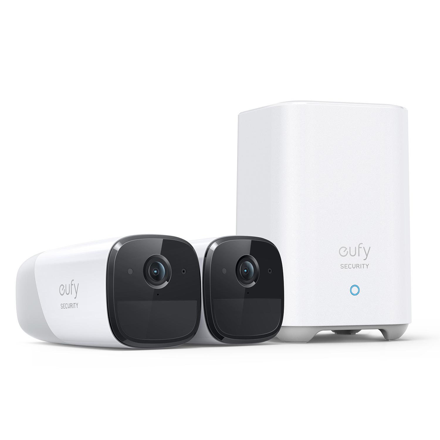 Eufy eufyCam 2 Pro Capocorda Telecamera di sicurezza IP Interno e esterno 2048 x 1080 Pixel Parete (Eufy eufyCam 2 Pro - netv?r