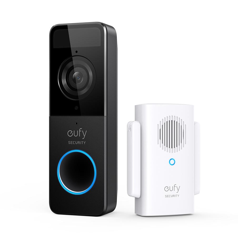 Eufy Video Doorbell 1080p Nero, Bianco (BATTERY DOORBELL 1080P BLACK)