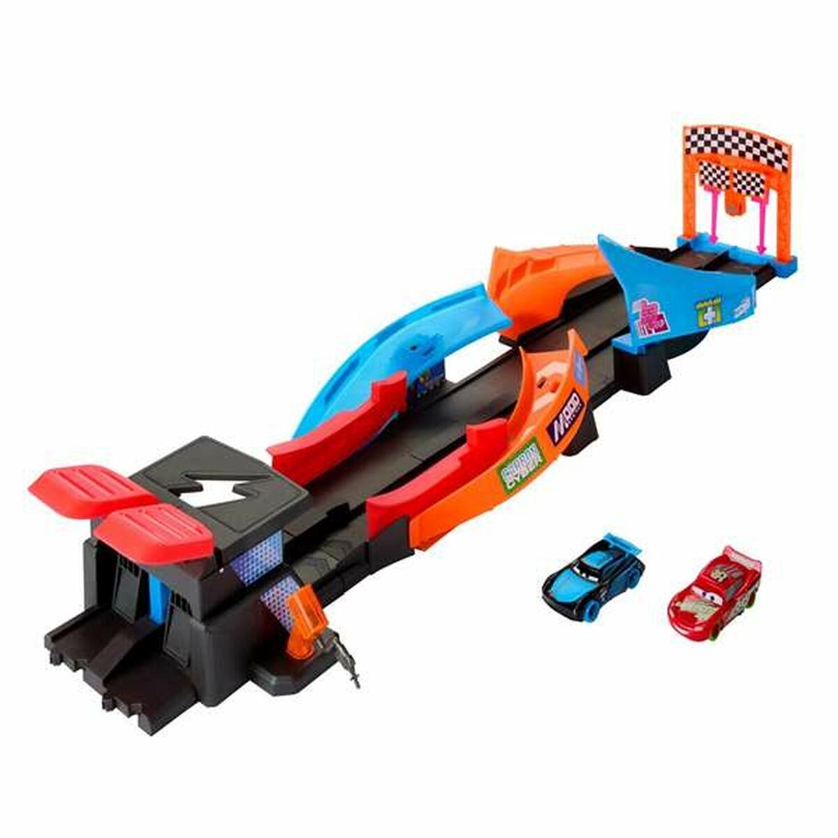 Pista Lanciatrice Cars Glow Racers Fosforescente