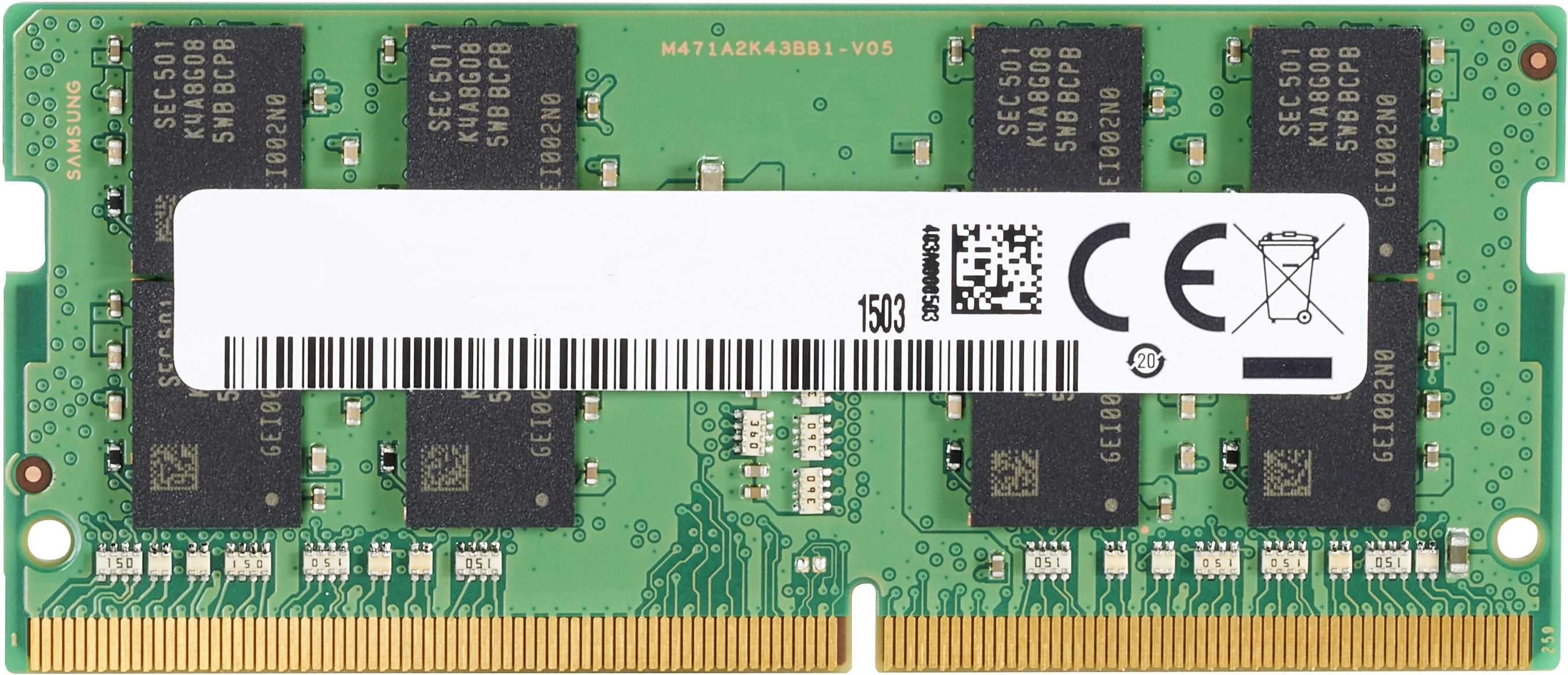 HP - DDR4 - modulo - 4 GB - DIMM 288-PIN - 3200 MHz / PC4-25600 - 1.2 V - senza buffer - non ECC - promo - per HP 280 G4, 280