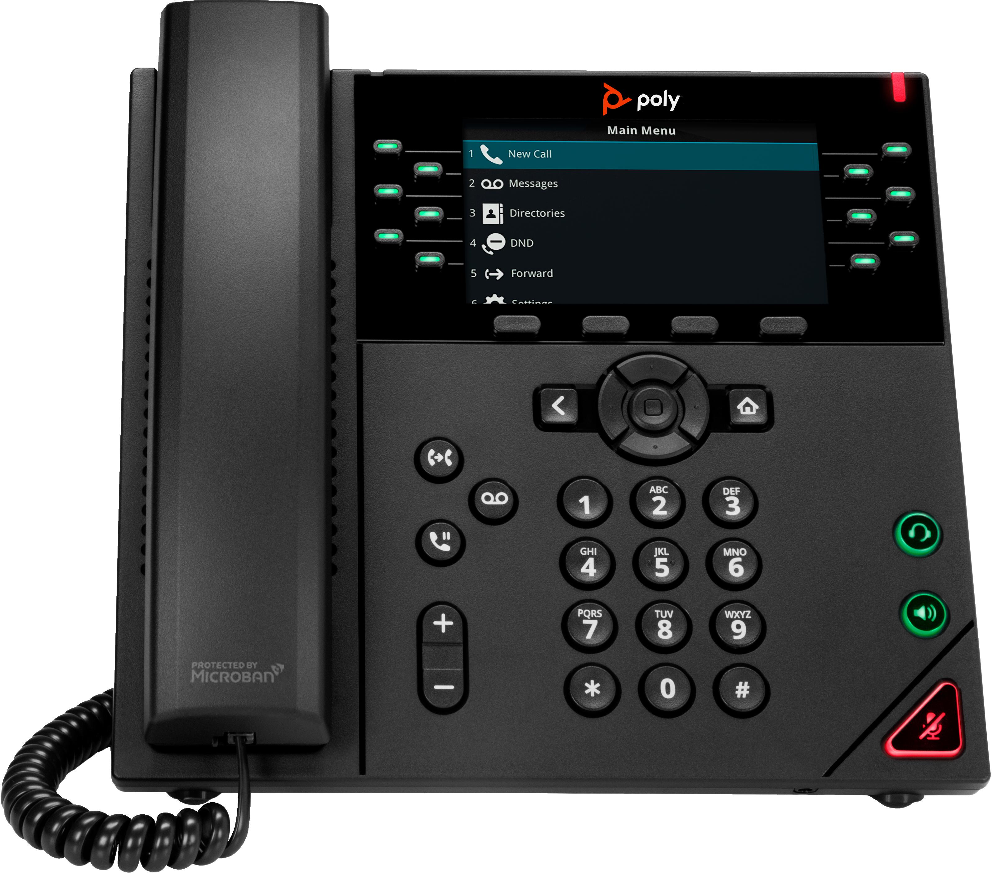 VVX 450 12-Line IP Phone and - PoE-enabled-WW