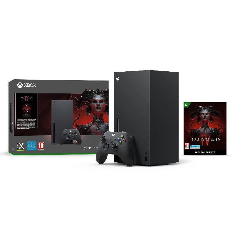 Pacchetto Microsoft Xbox Series X 1TB nero e Diablo IV