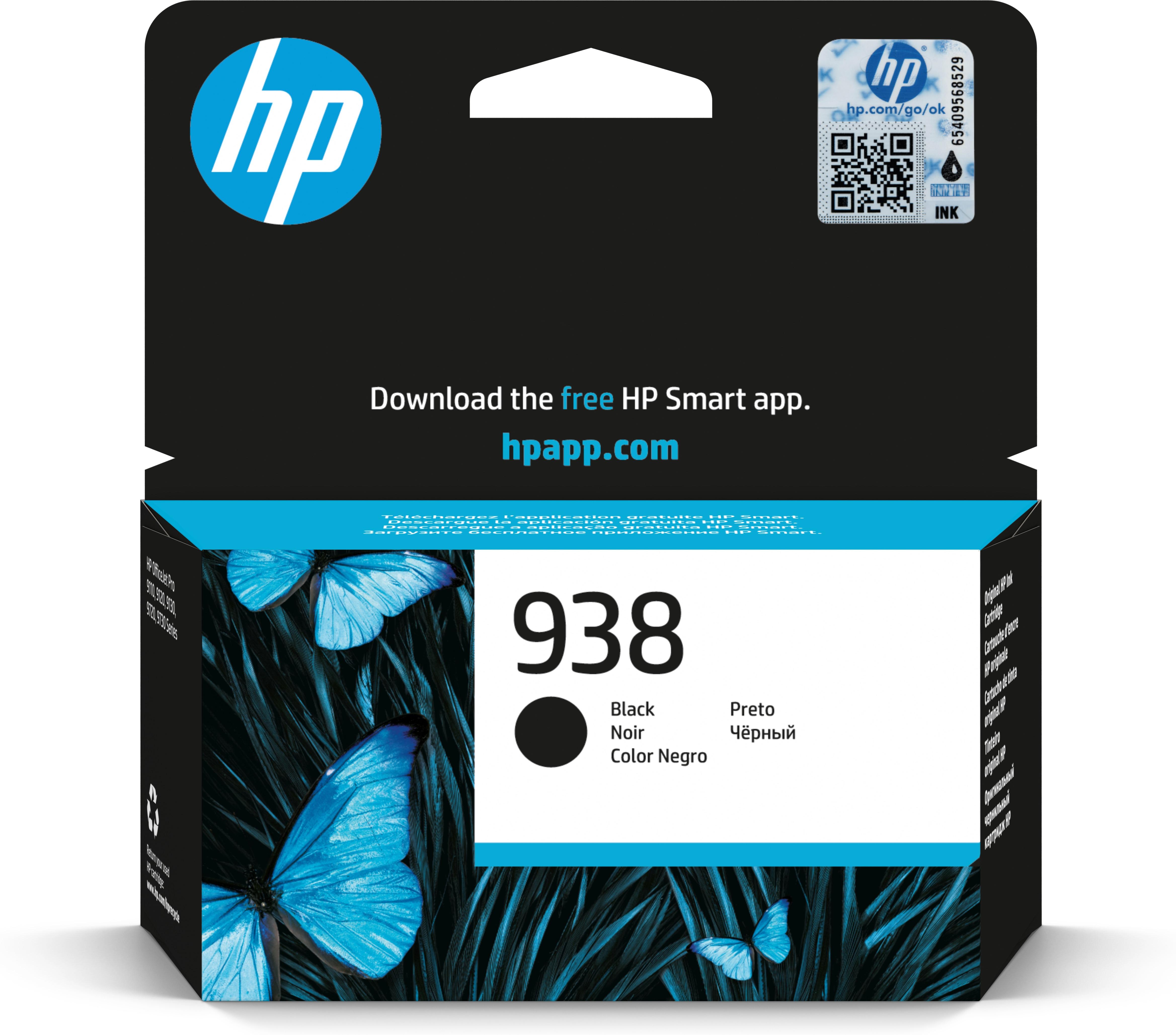 HP 938 Black Original Ink Cartridge