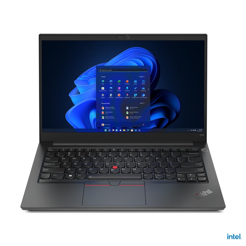 Lenovo ThinkPad E14 Gen 4 Intel Intel Core i7 i7-1255U Computer portatile 356 cm 14 Full HD 8 GB DDR4-SDRAM 256 GB SSD Wi-Fi 6