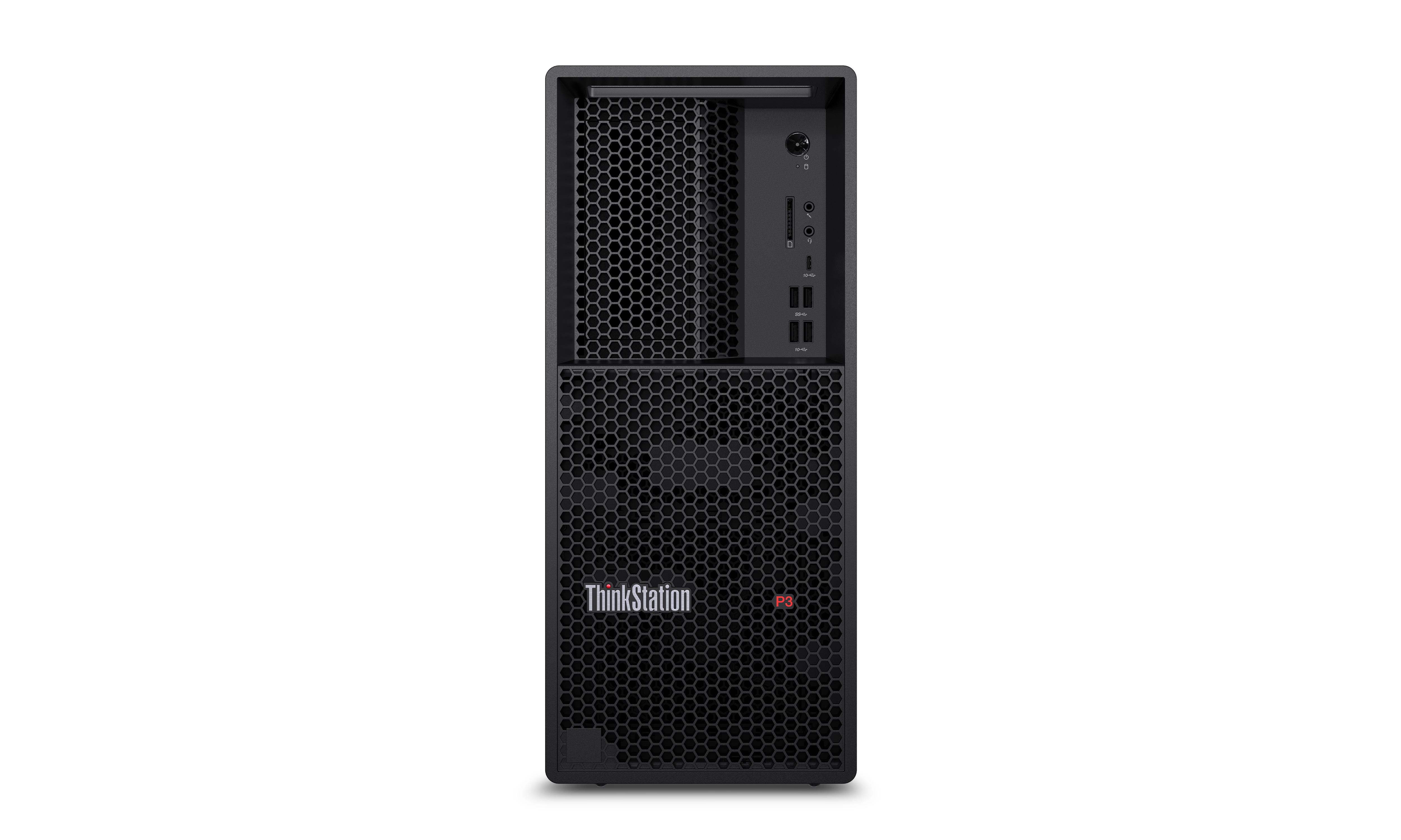 Lenovo ThinkStation P3 Tower Intel Core i7 i7-14700K 32 GB DDR5-SDRAM 1 TB SSD Windows 11 Pro Stazione di lavoro Nero (Lenovo T