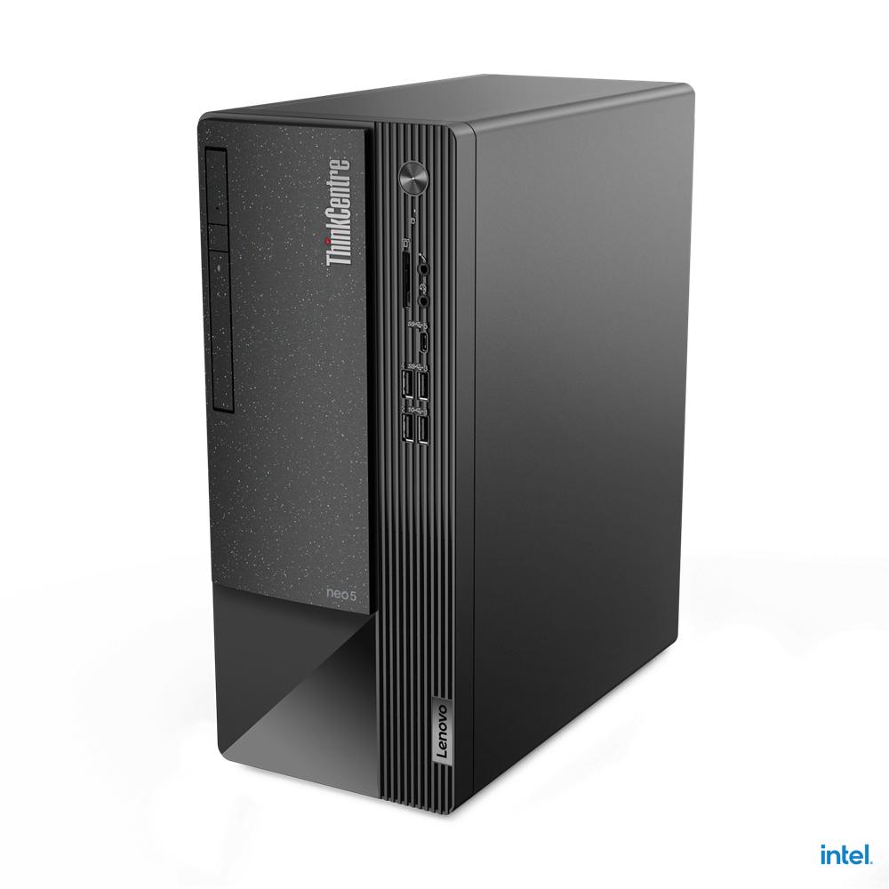 Lenovo ThinkCentre neo 50t Intel Core i5 i5-12400 8 GB DDR4-SDRAM 256 GB SSD Windows 11 Pro Tower PC Nero