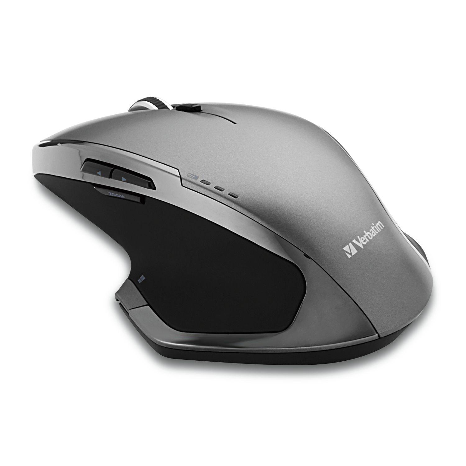 Verbatim Mouse a 8 pulsanti wireless con LED blu