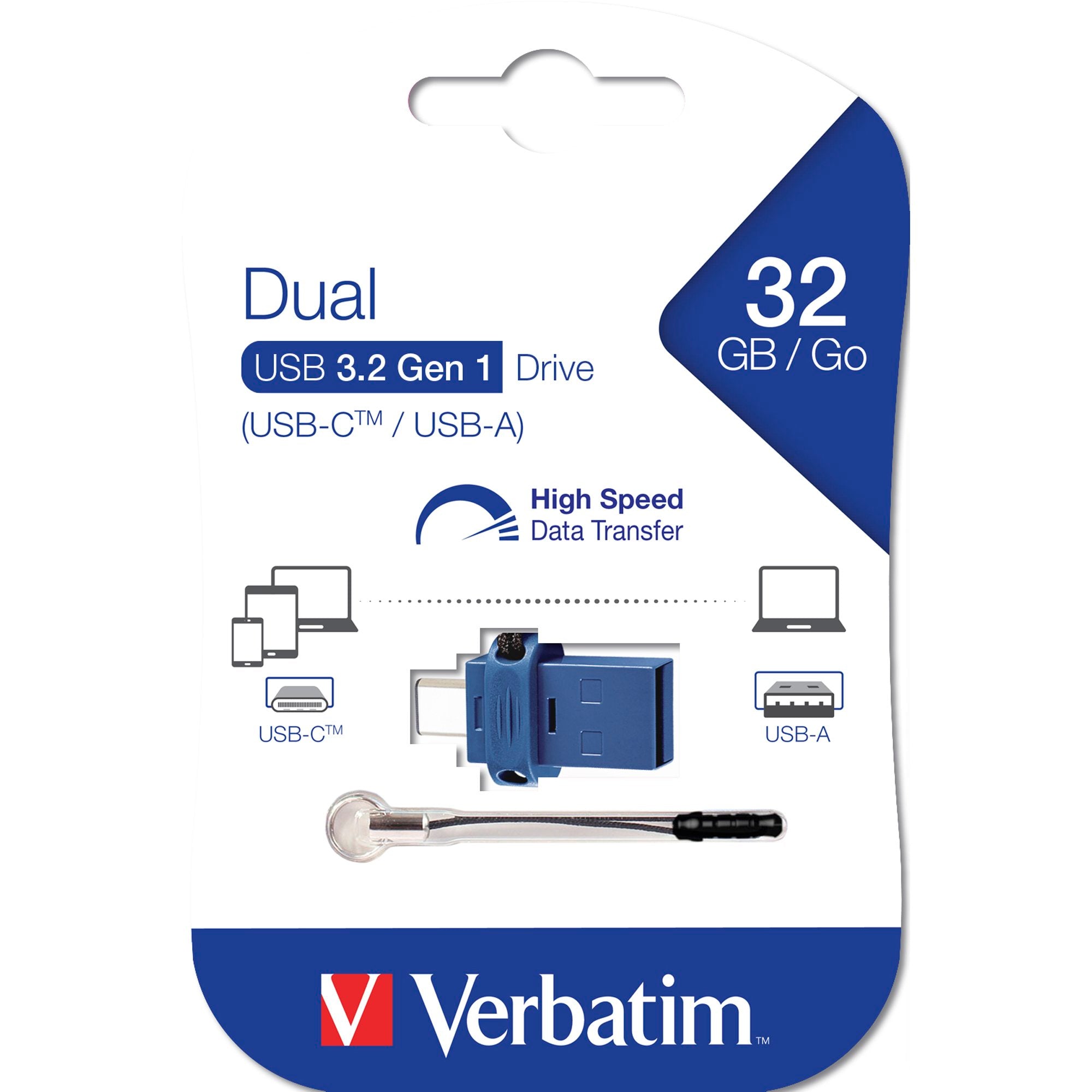 Verbatim Secure Pro - Memoria USB 3.0 da 64 GB - Argento