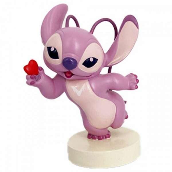 Enesco Disney Lilo & Stitch Angelo con cuore - Figura da collezione - Realizzata in resina - Intagliata e dipinta a mano