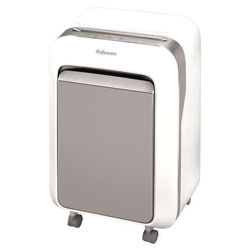 Fellowes LX Series Powershred LX21 distruggi documenti Taglio a frammenti Grigio, Bianco