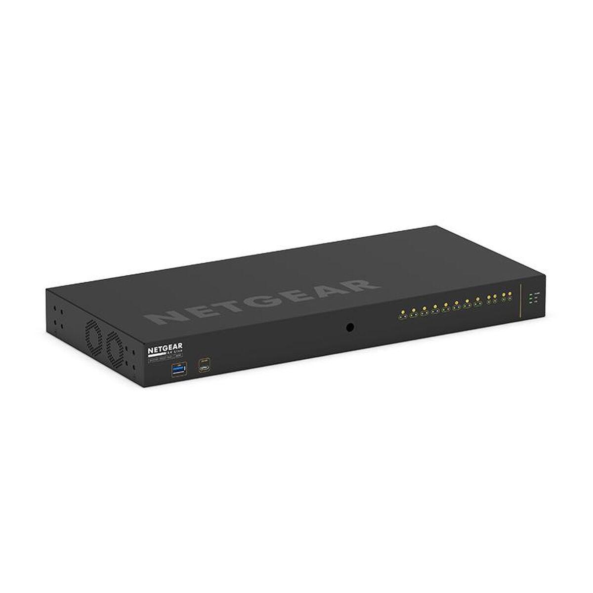 NETGEAR GSM4212P-111EUS switch di rete Gestito L2/L3 Gigabit Ethernet [10/100/1000] Supporto Power over Ethernet [PoE] 1U Nero