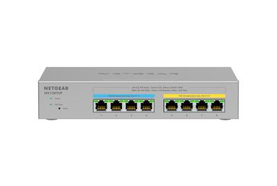 NETGEAR MS108TUP Non gestito L2 2.5G Ethernet 100/1000/2500 Supporto Power over Ethernet PoE Grigio (NETGEAR Smart MS108TUP - S