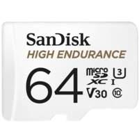 SanDisk High Endurance 64 GB MicroSDXC UHS-I Classe 10 (SanDisk High Endurance - Flash memory card [microSDXC to SD adapter inc