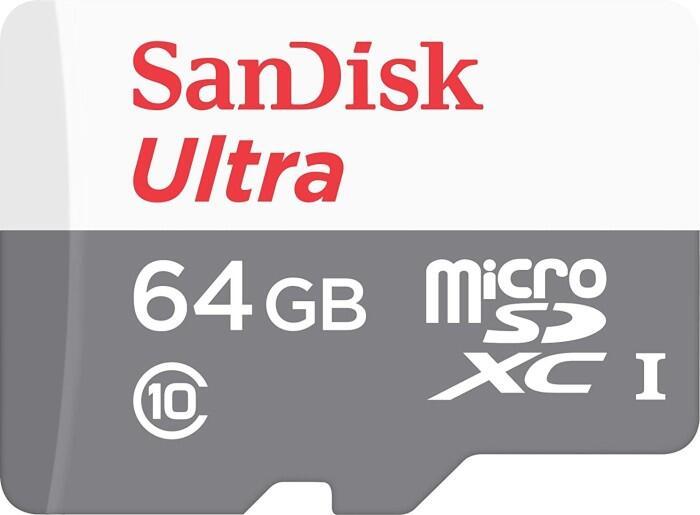 SANDISK ULTRA - CARTE MÉMOIRE FLASH - 64 GO - CLASS 10 - MICROSDXC UHS-I