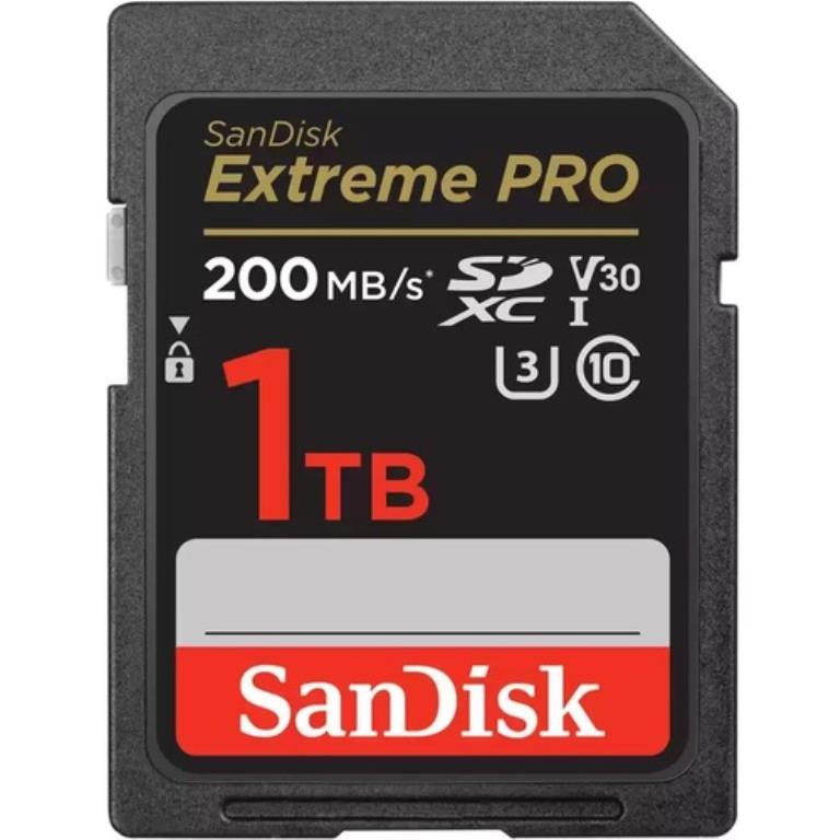 Sandisk Memory Card SDXC Extreme Pro 2022 1TB - C10, U3, V30 - fino a 200/140MBps