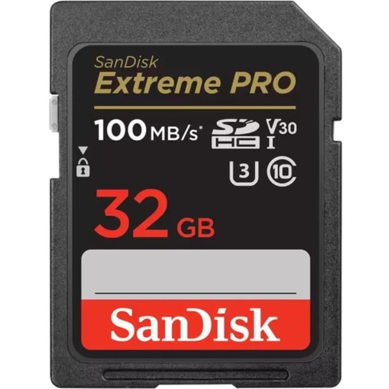 Sandisk Memory Card SDHC Extreme Pro 2022 32GB - C10, U3, V30 - fino a 100/90MBps